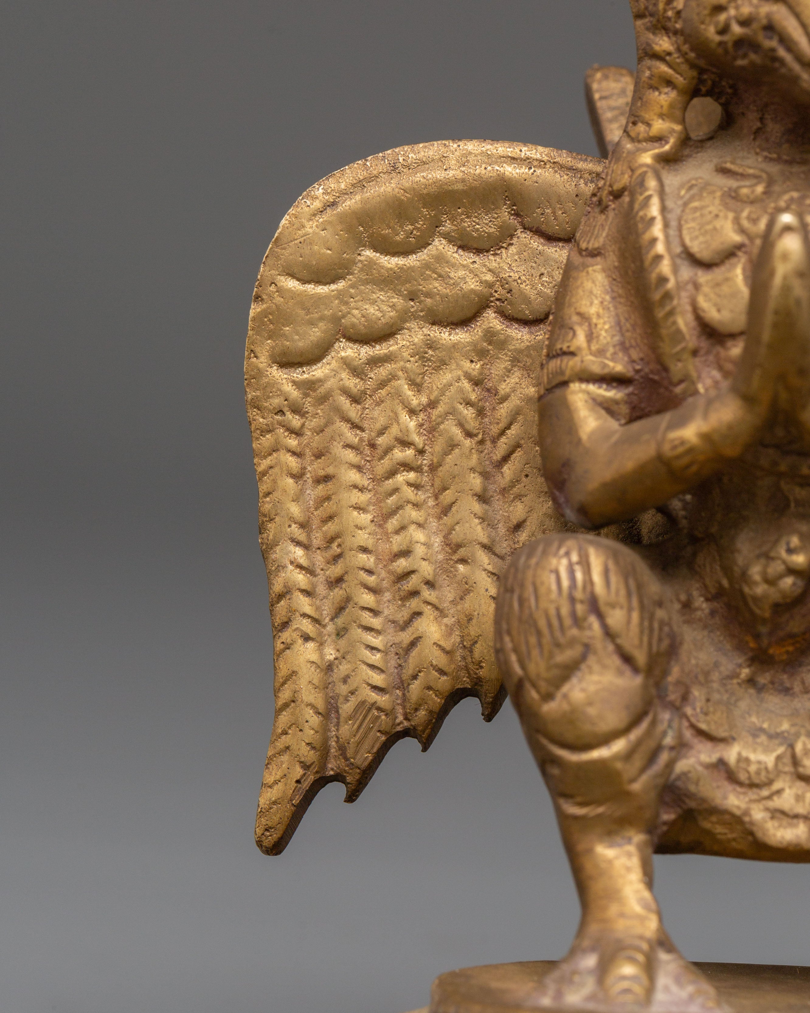 Handcrafted Garuda Candle Holder | Hindu Buddhist Deity Altar Decor