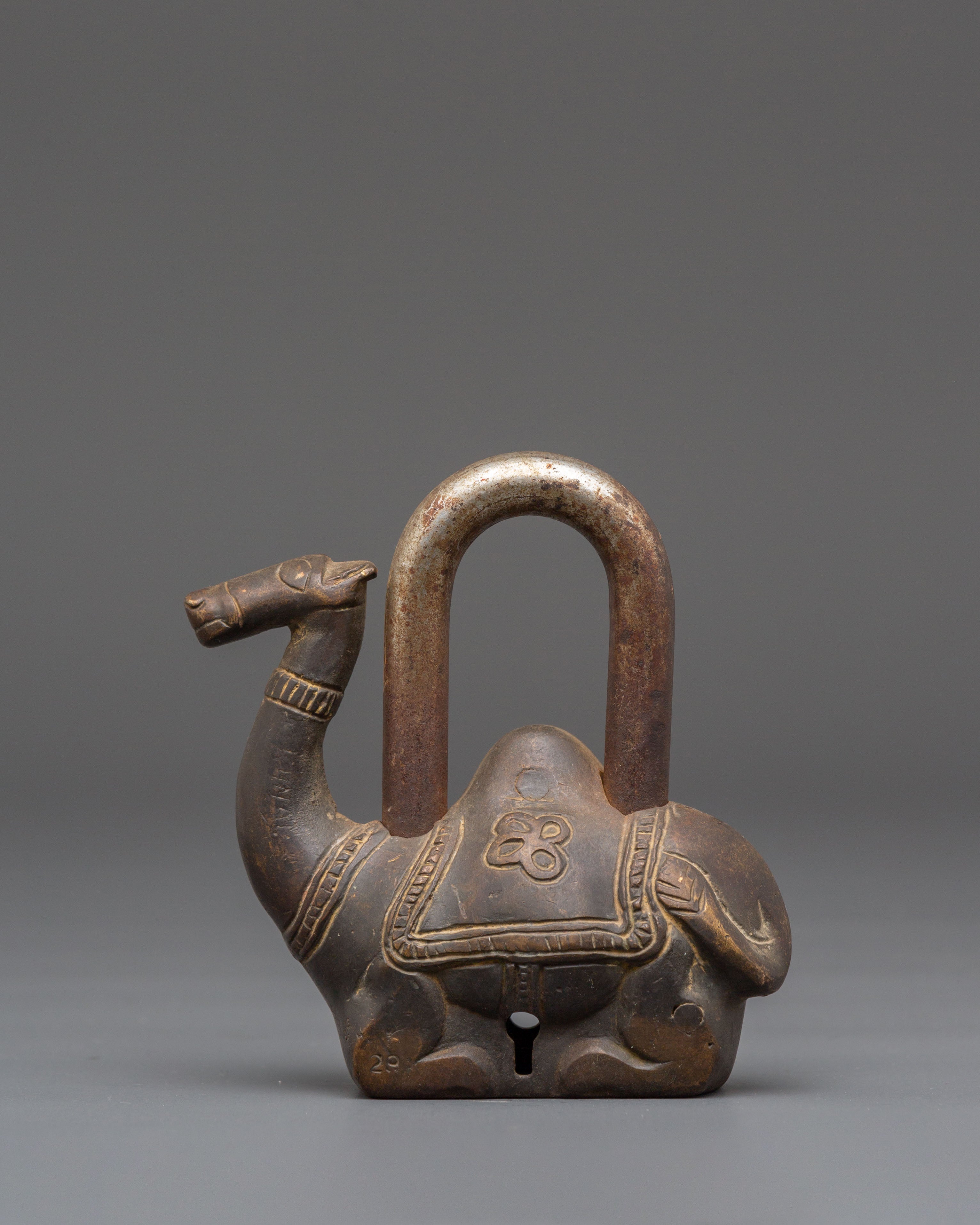 Decorative Camel Door Lock | Traditional Animal Padlock