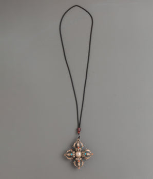 Handcrafted Vajra Buddhist Locket | Spiritual and Symbolic Jewelry