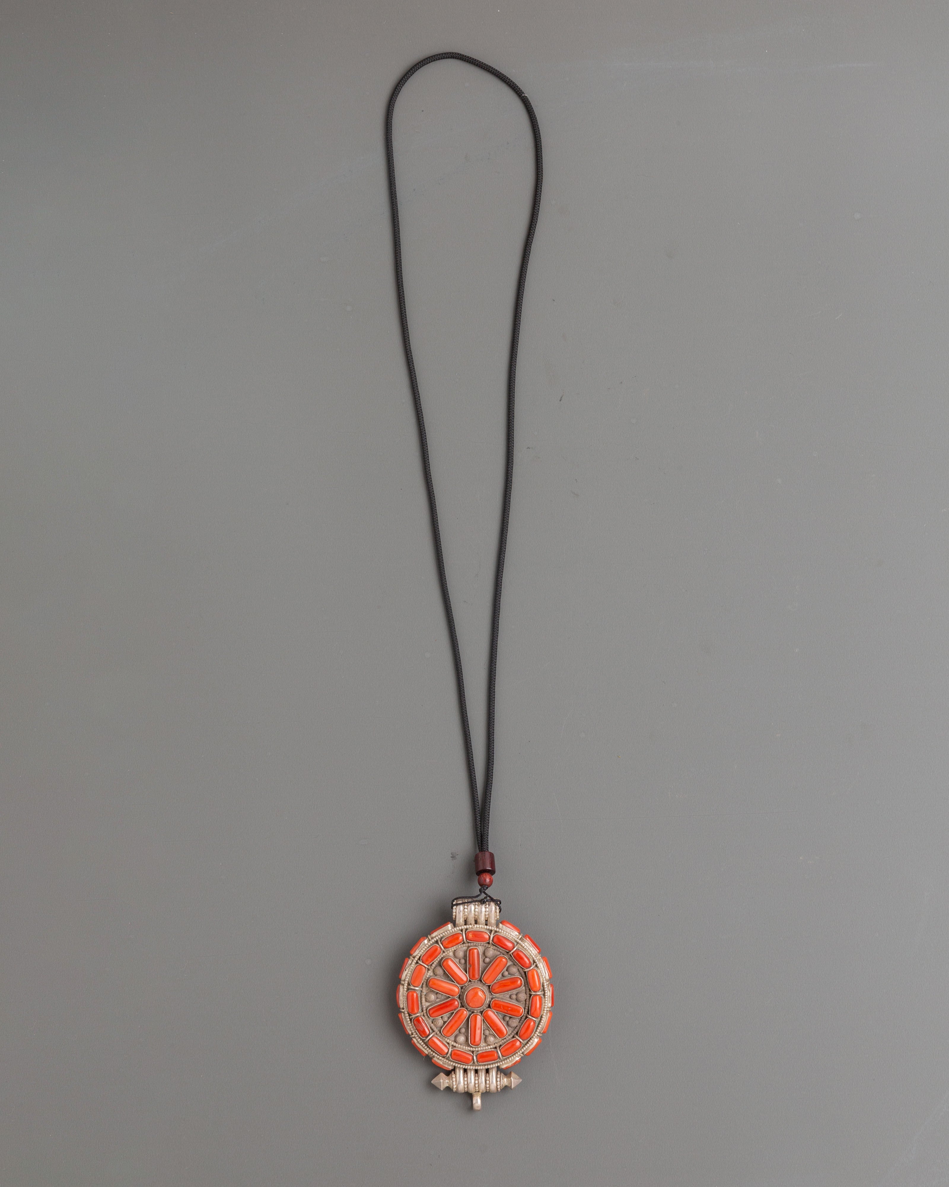 Handcrafted Buddhist Locket | Symbol for Protection and Meditation