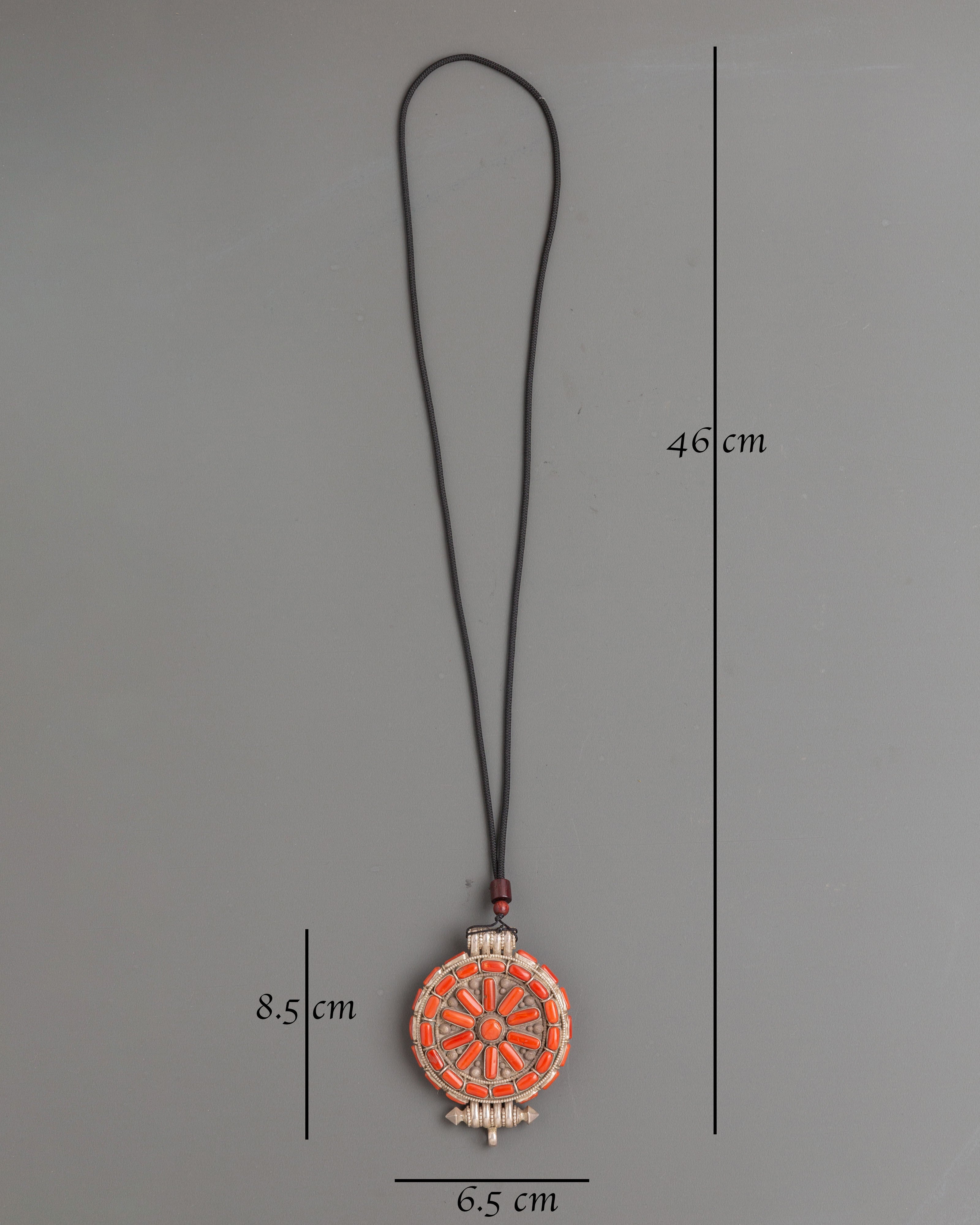 Handcrafted Buddhist Locket | Symbol for Protection and Meditation