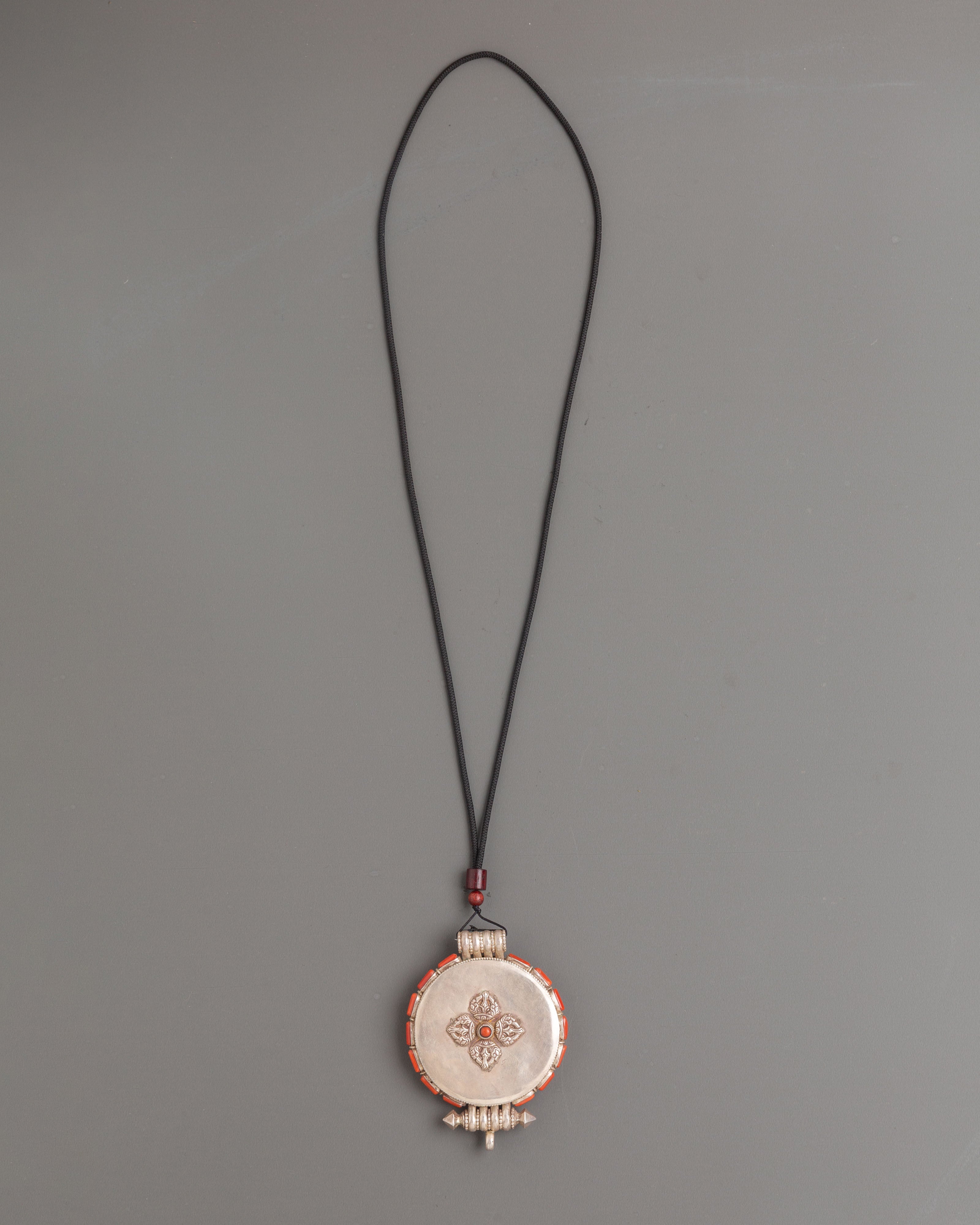 Handcrafted Buddhist Locket | Symbol for Protection and Meditation