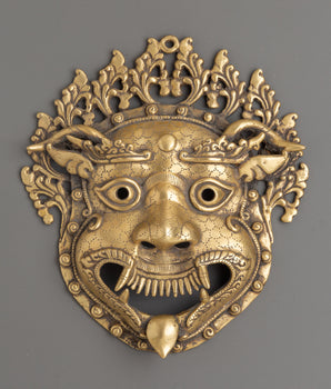 Buddhist Mahakala Mask Wall-Hanging