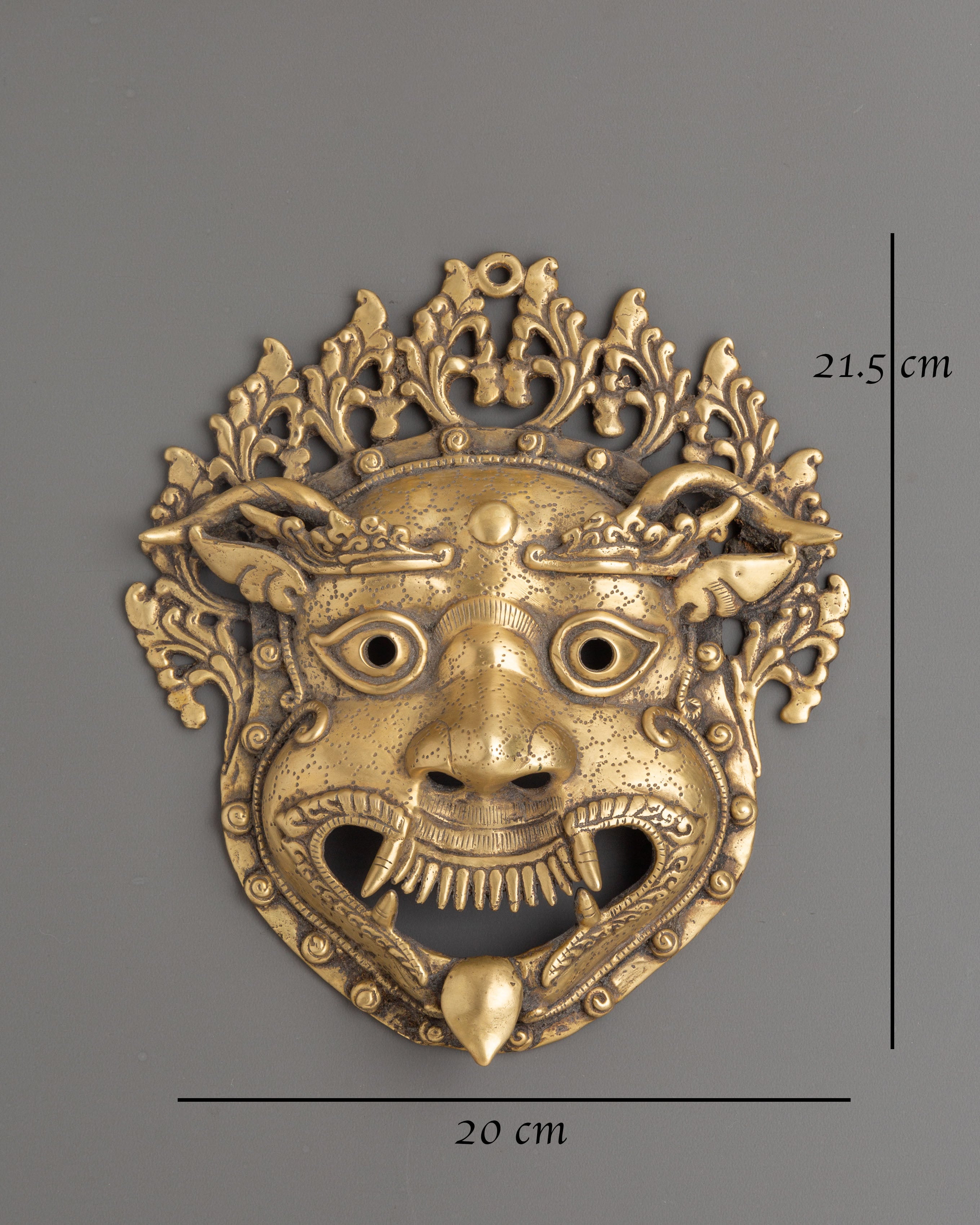 Buddhist Mahakala Mask Wall-Hanging | Spiritual Wall Art