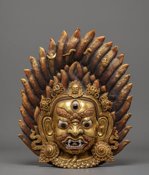 Tibetan Buddhist Deity-Mahakala Wall Hanging 