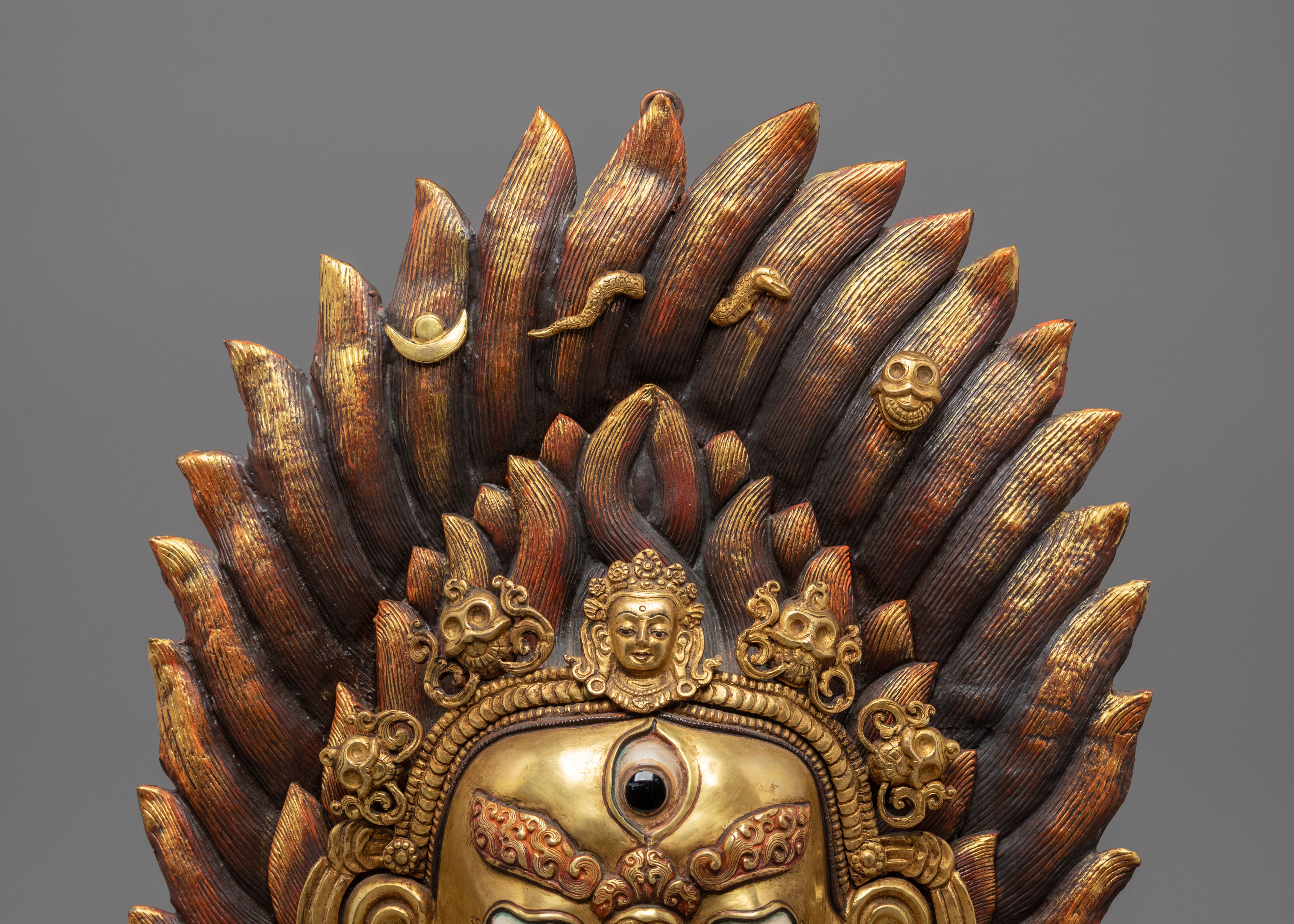 Tibetan Buddhist Deity-Mahakala Wall Hanging | Symbol of Protection