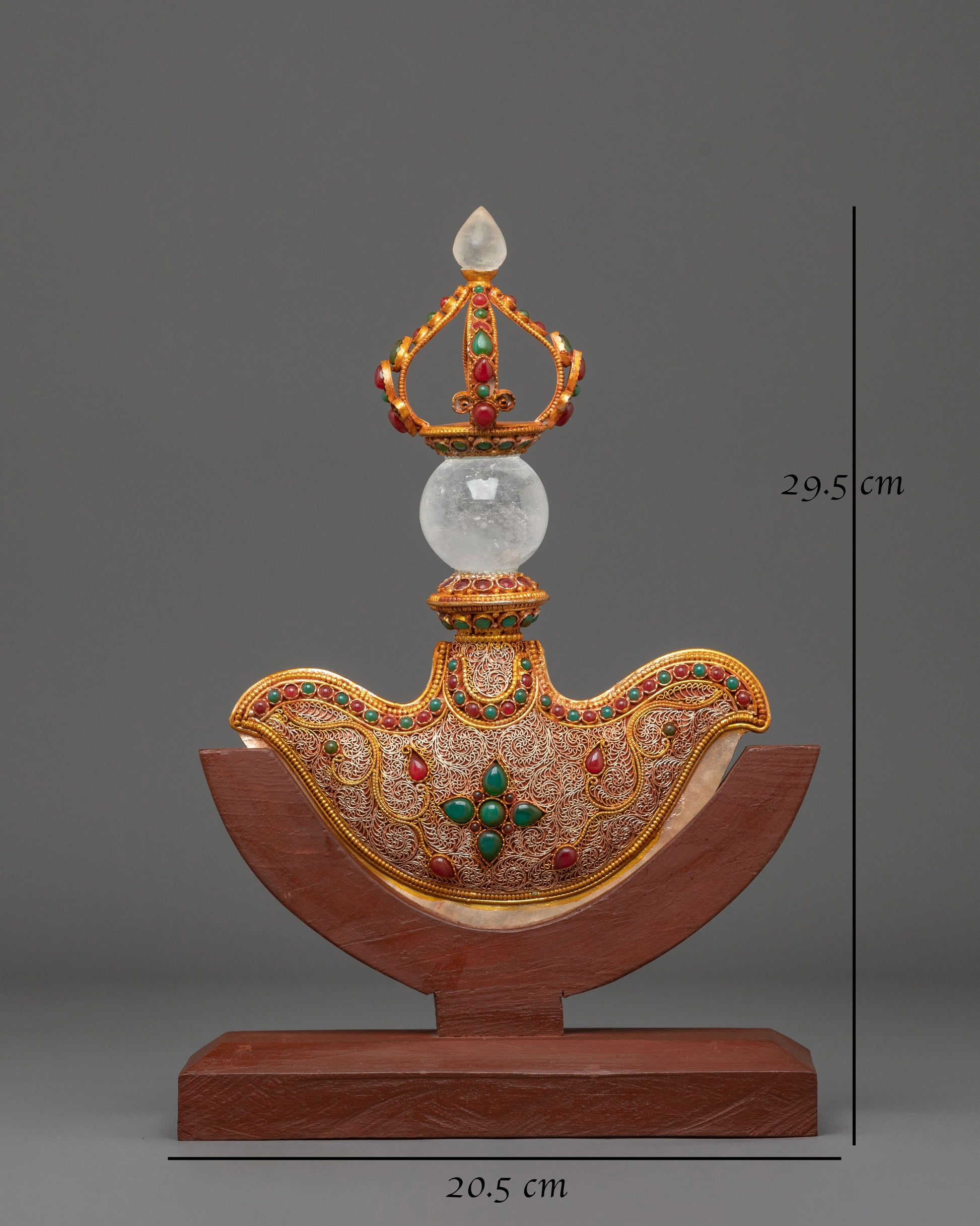 Ritual Copper Kartika with Crystal: