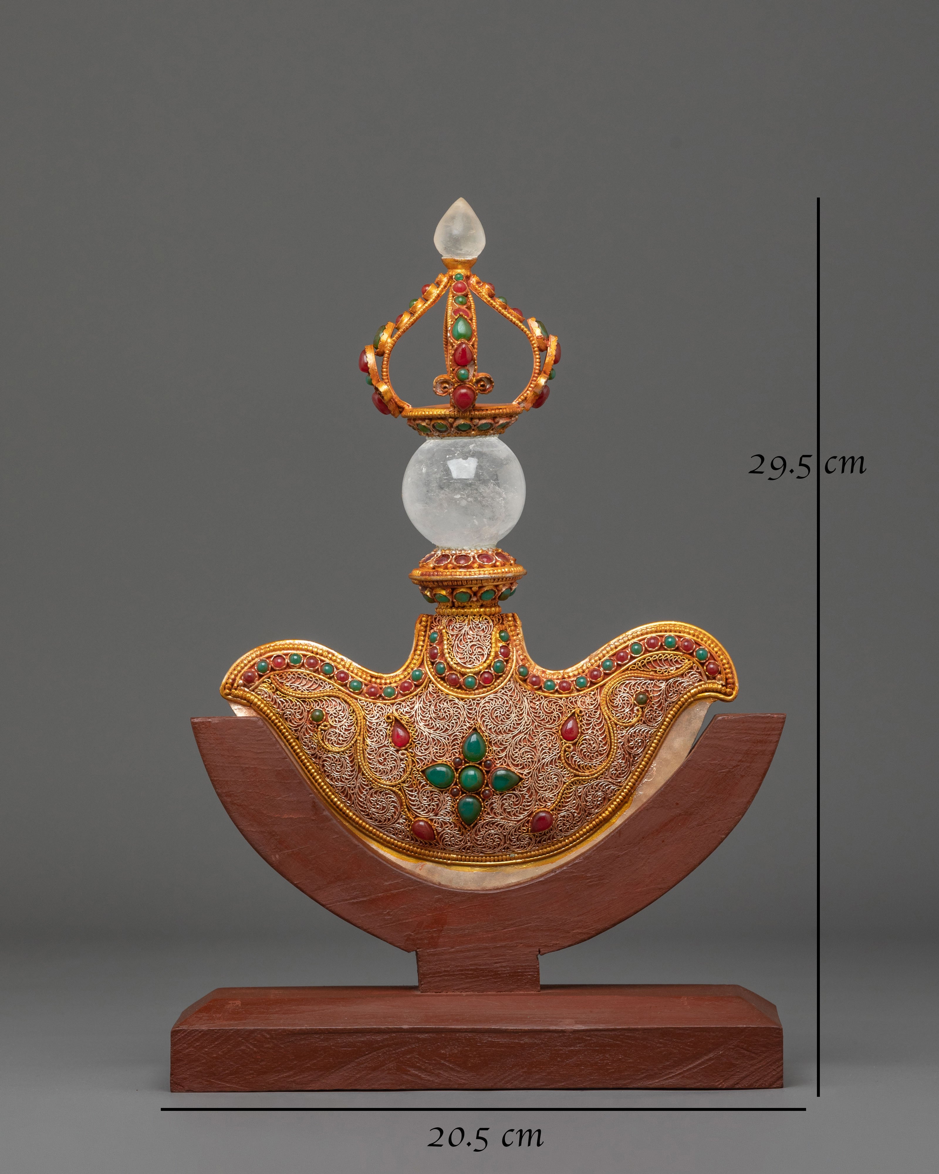 Ritual Copper Kartika with Crystal: