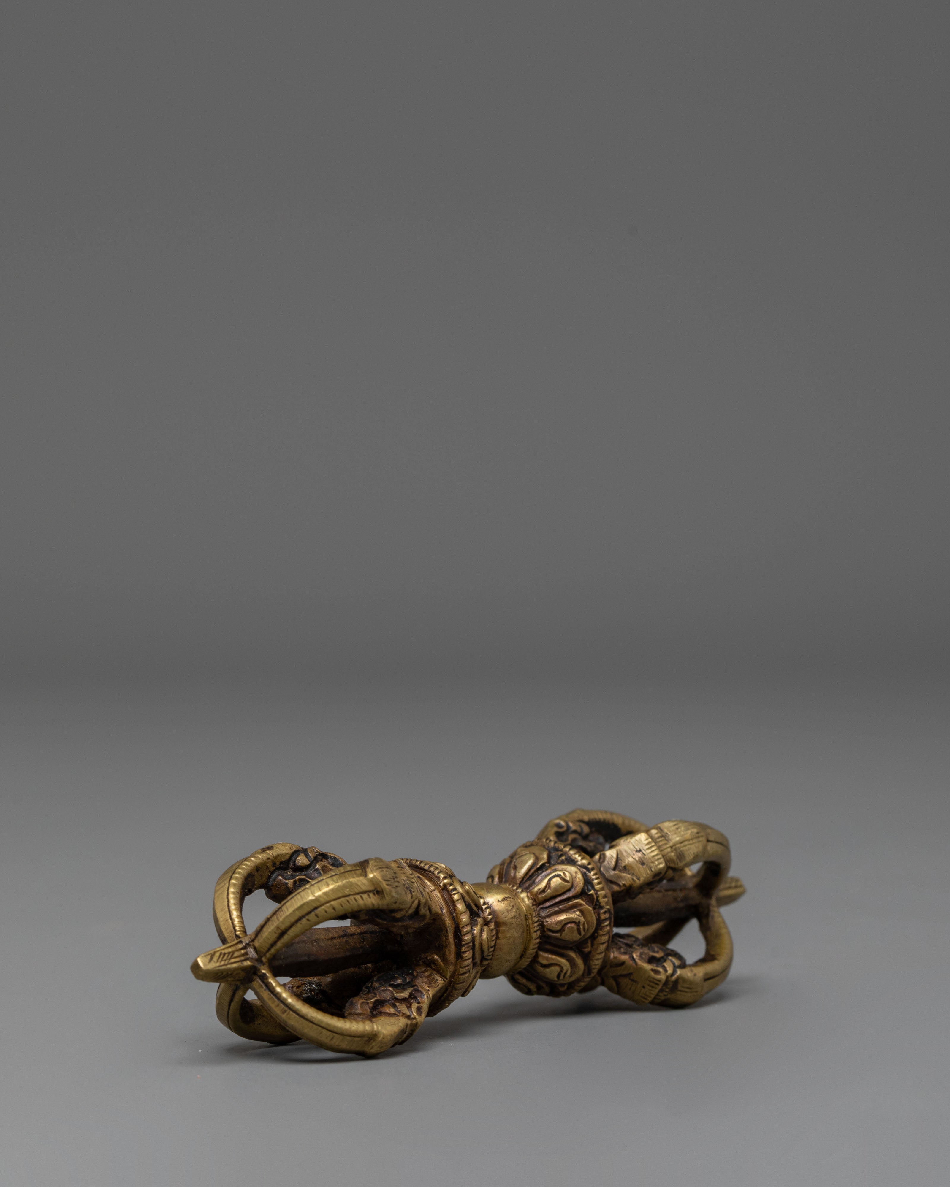 Vajra for Ritual Practice | Handcrafted Tibetan Brass Dorje