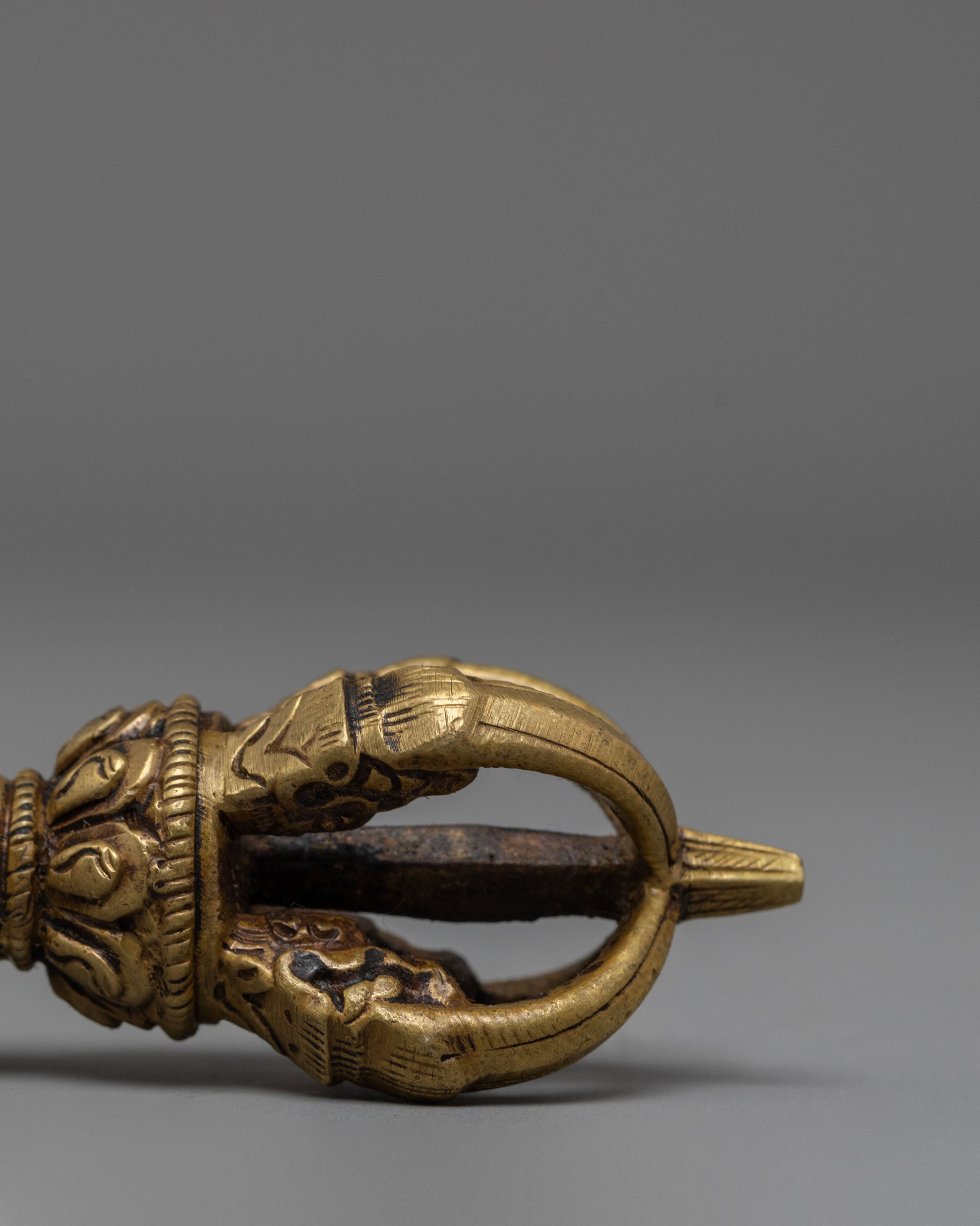 Vajra for Ritual Practice | Handcrafted Tibetan Brass Dorje