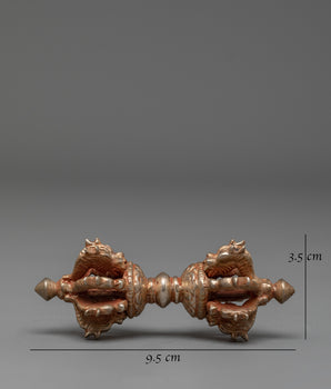 Traditional Ritual Item Vajra | Tibetan Buddhist Copper Dorje Thunderbolt Tool