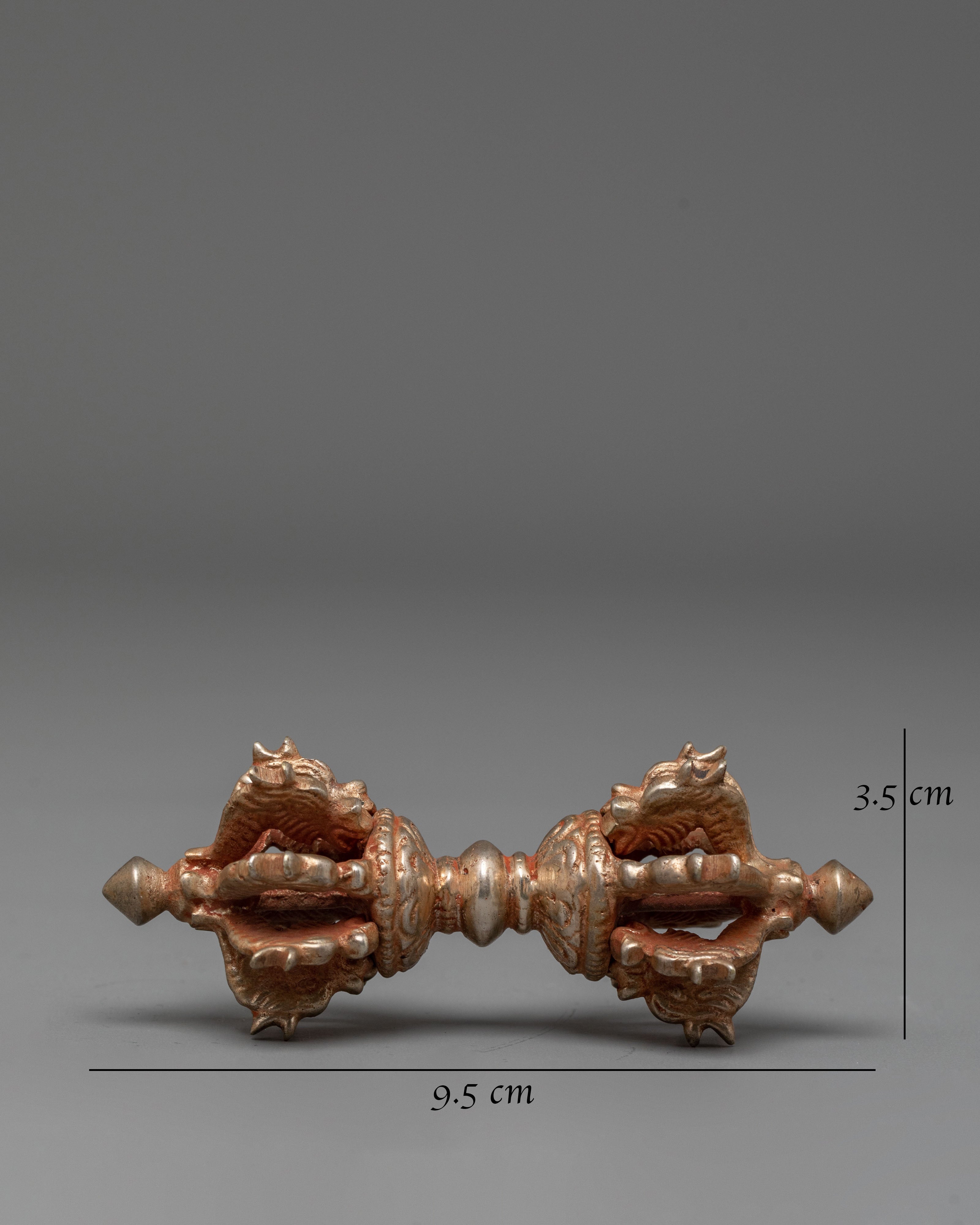 Traditional Ritual Item Vajra | Tibetan Buddhist Copper Dorje Thunderbolt Tool