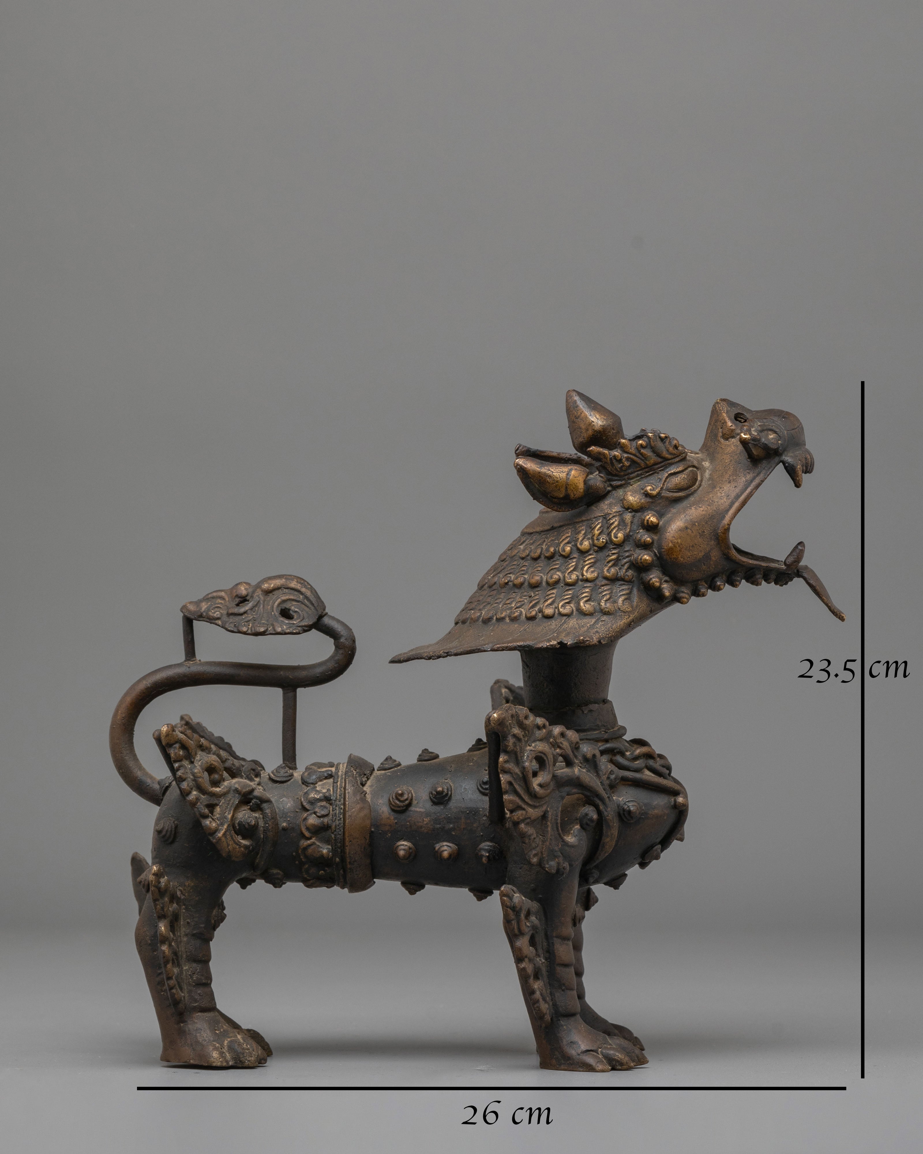 Traditional Tibetan Lion Set | Guardian Lions for Spiritual Decor