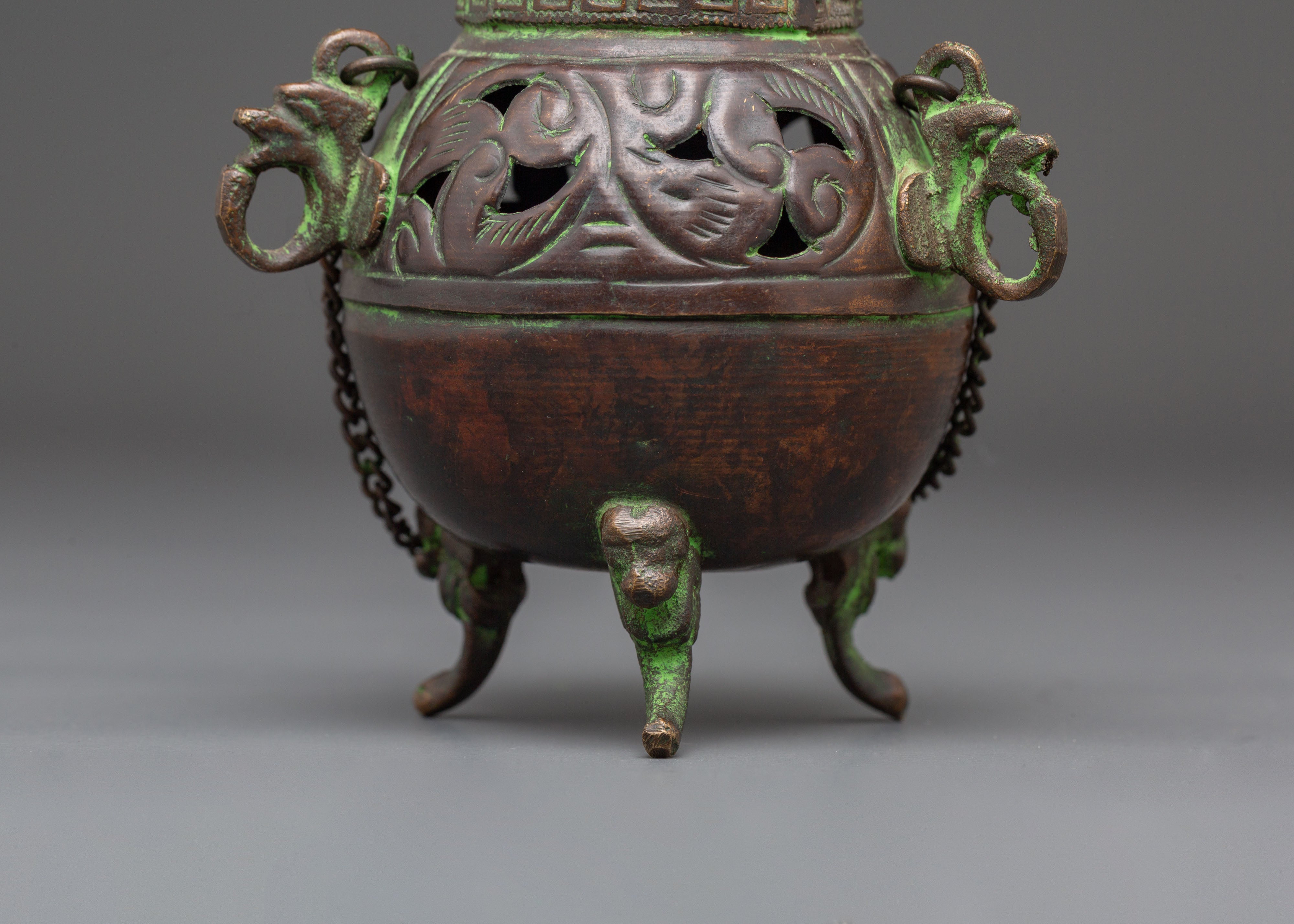 Copper Ritual Incense Burner | Traditional Copper Spiritual Tool