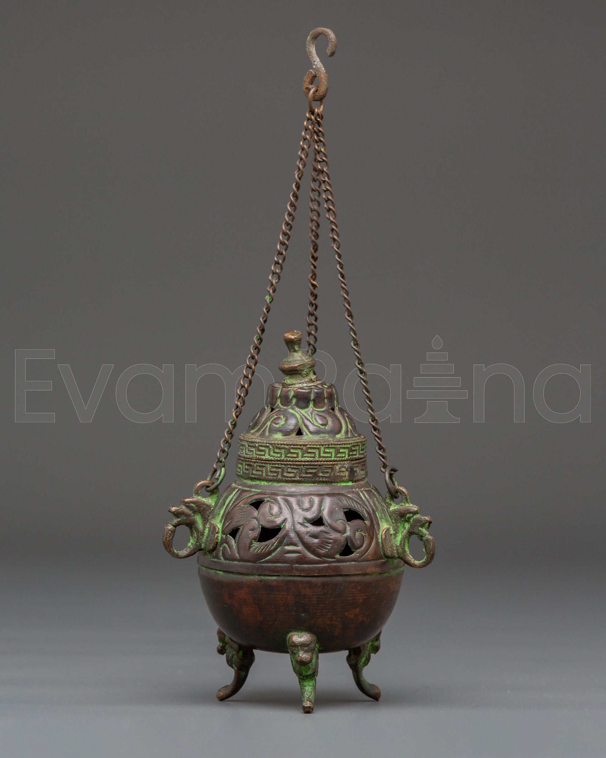 Copper Ritual Incense Burner