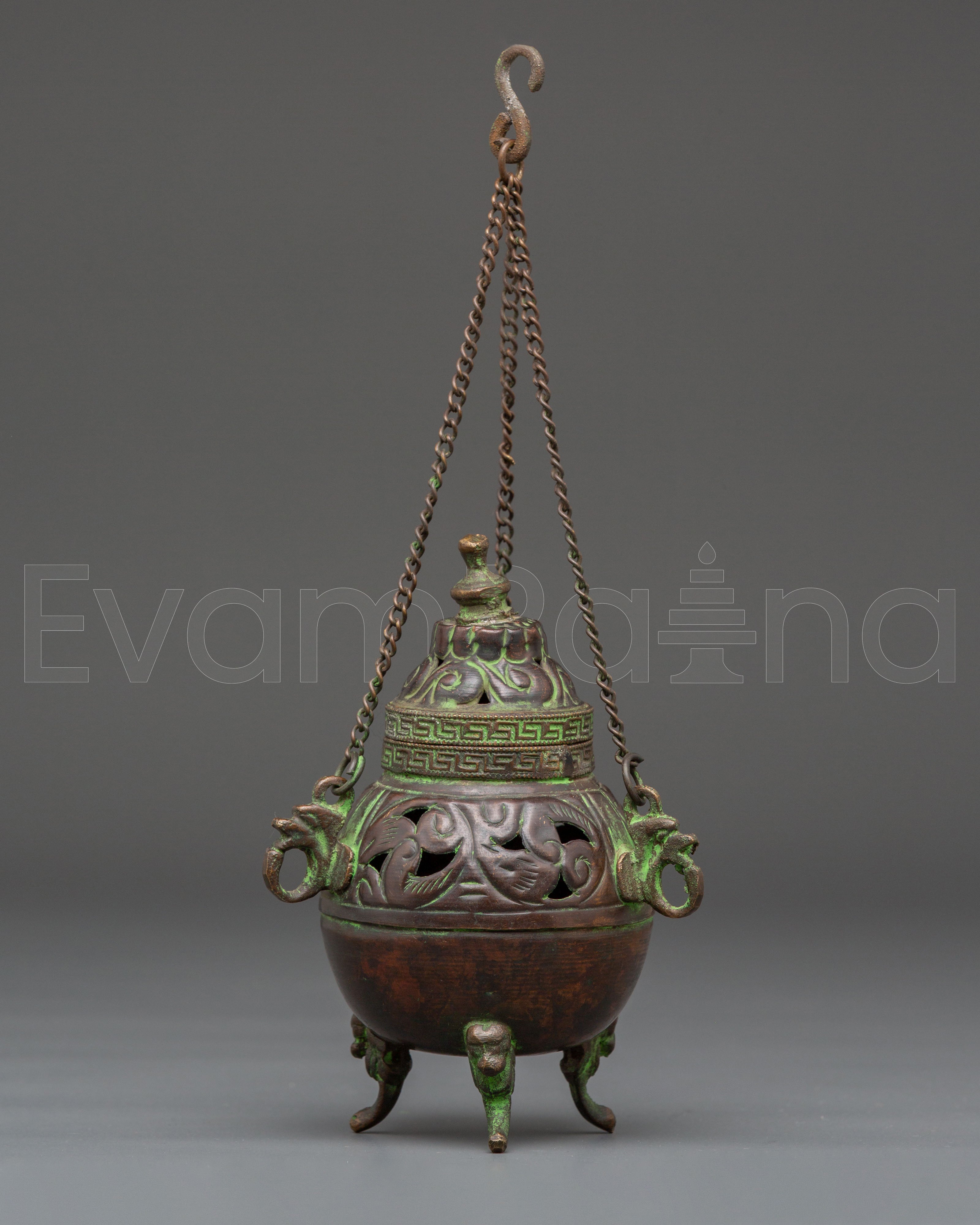 Copper Ritual Incense Burner