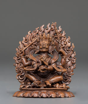 Wrathful Deity 4 Armed Mahakala | Deity of Compassion and Power