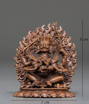 Wrathful Deity 4 Armed Mahakala | Deity of Compassion and Power