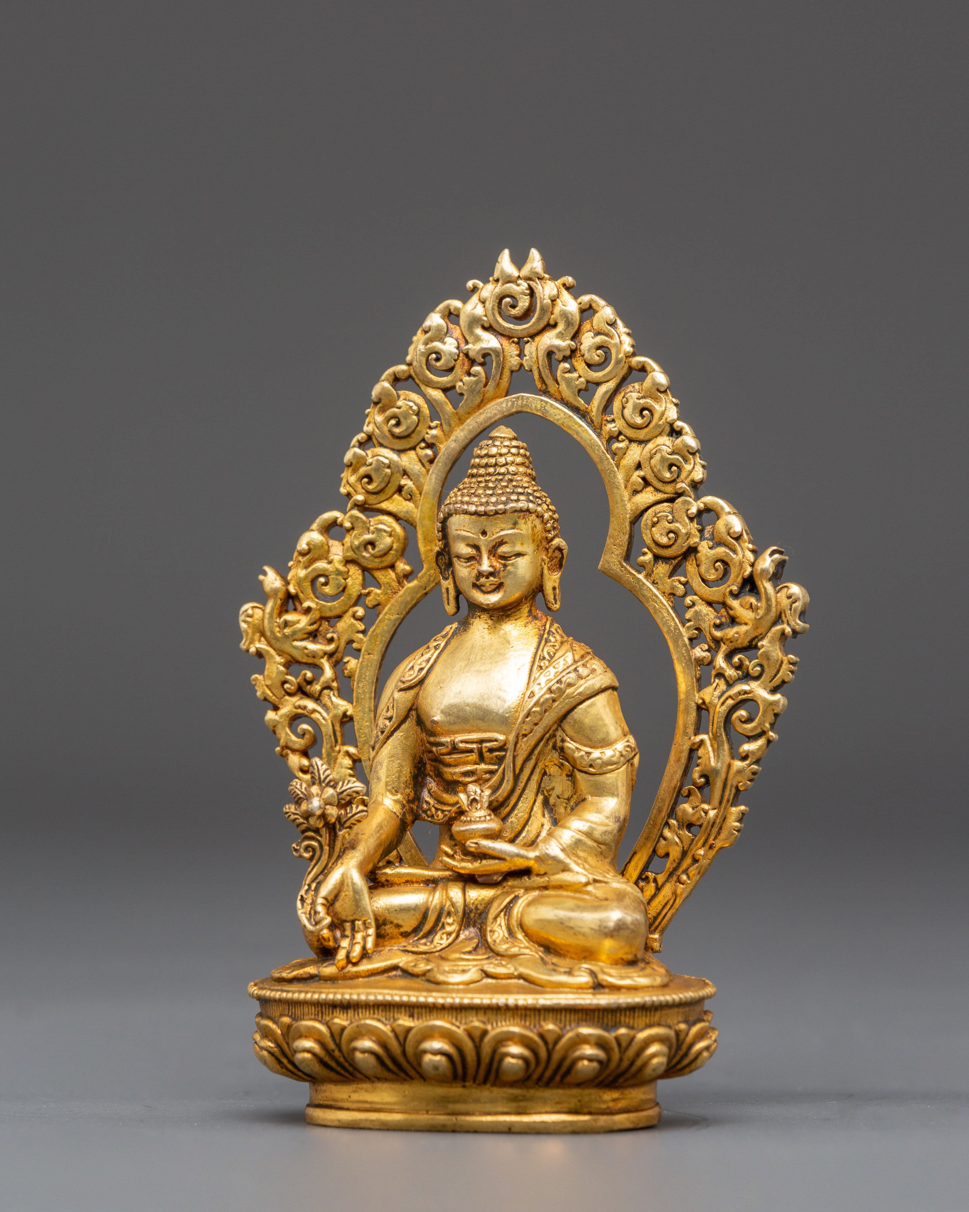 Supreme Healing Buddha Statue | Spiritual Golden Buddha for Peace, Wellness & Meditation