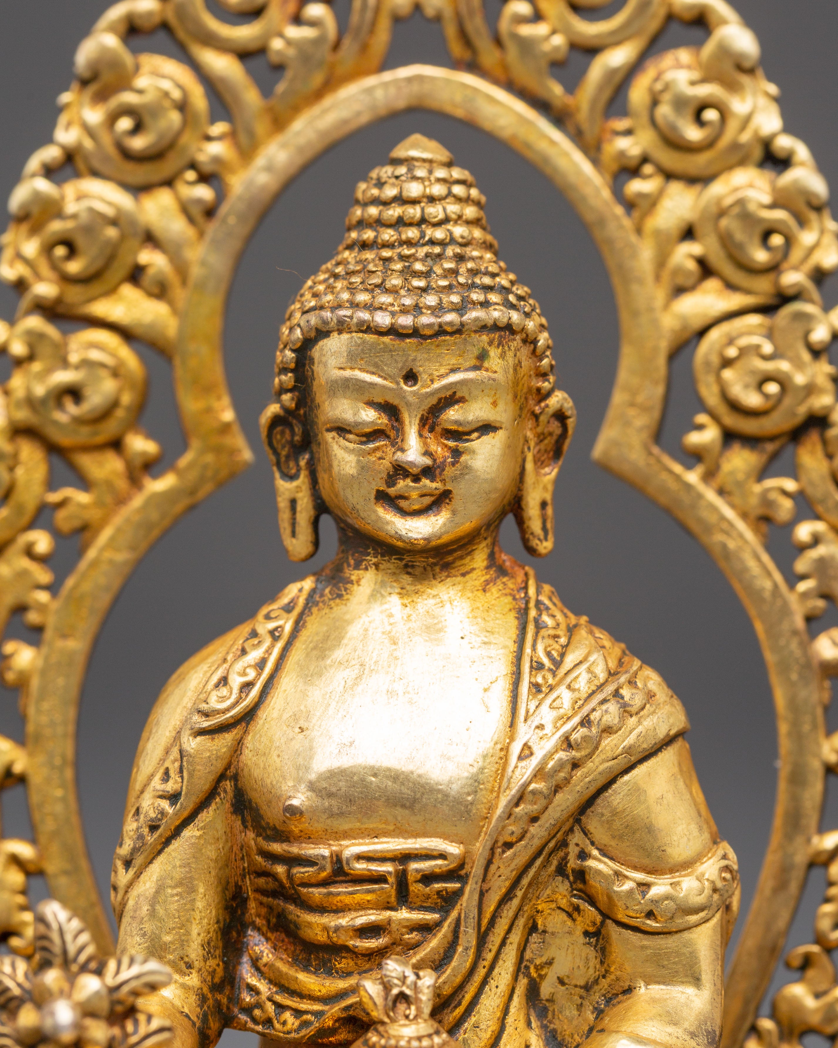 Supreme Healing Buddha Statue | Spiritual Golden Buddha for Peace, Wellness & Meditation