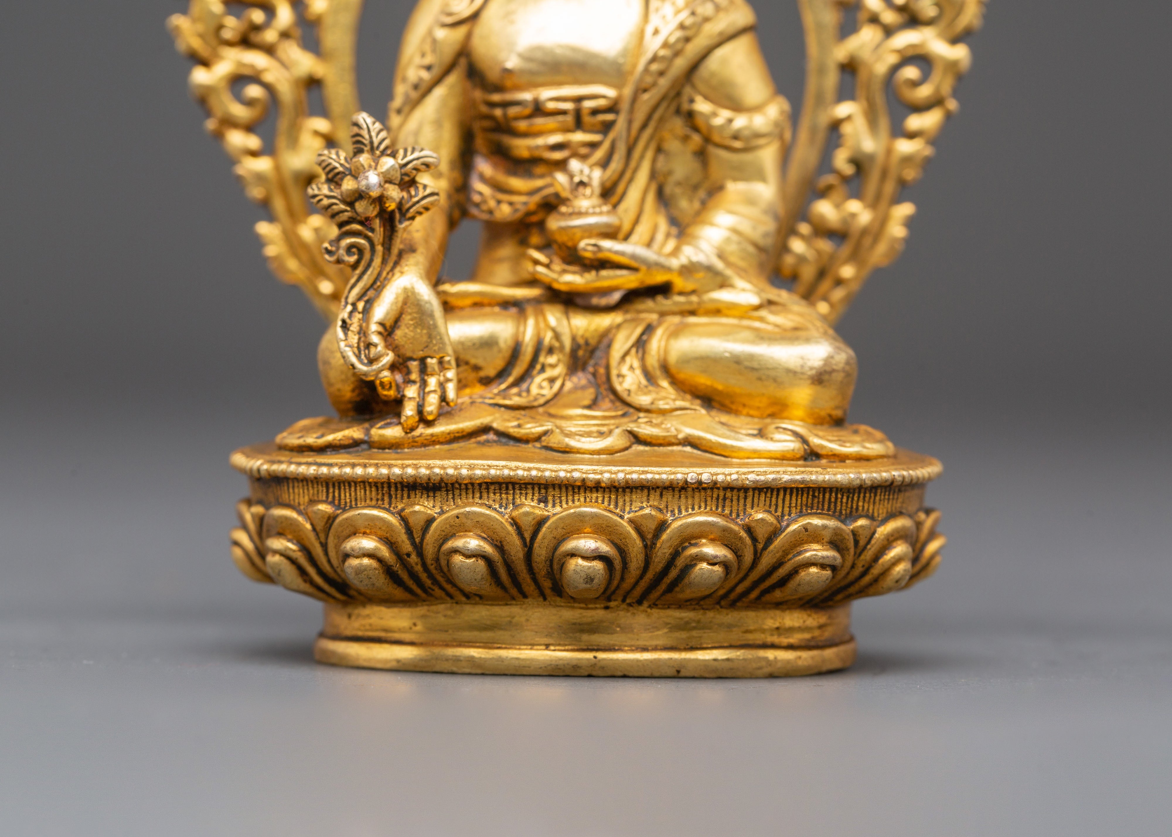 Supreme Healing Buddha Statue | Spiritual Golden Buddha for Peace, Wellness & Meditation