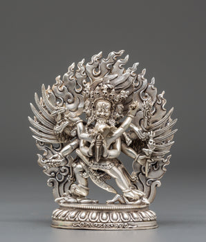 Tibetan Vajrakilaya Deity Statue