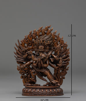 Sacred Vajrakilaya Statue for Tantric Altars | Handmade Buddhist Sculpture