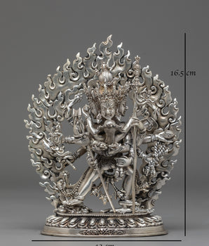 Buddhist Chakrasambhara Statue | Vajrayana Enlightened Deity