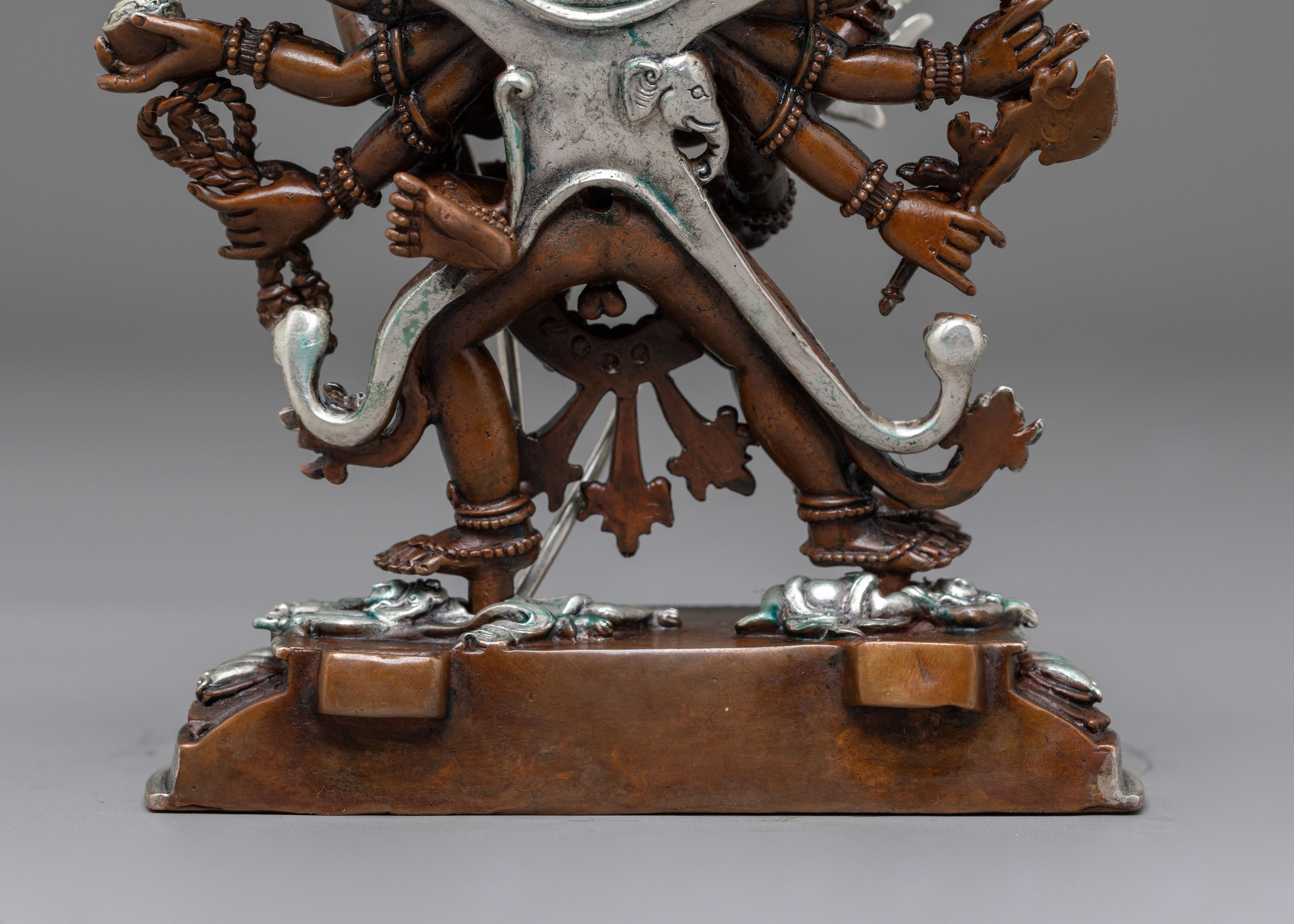 Buddhist Deity Chakrasambhara | Tibetan Sculpture for Meditation