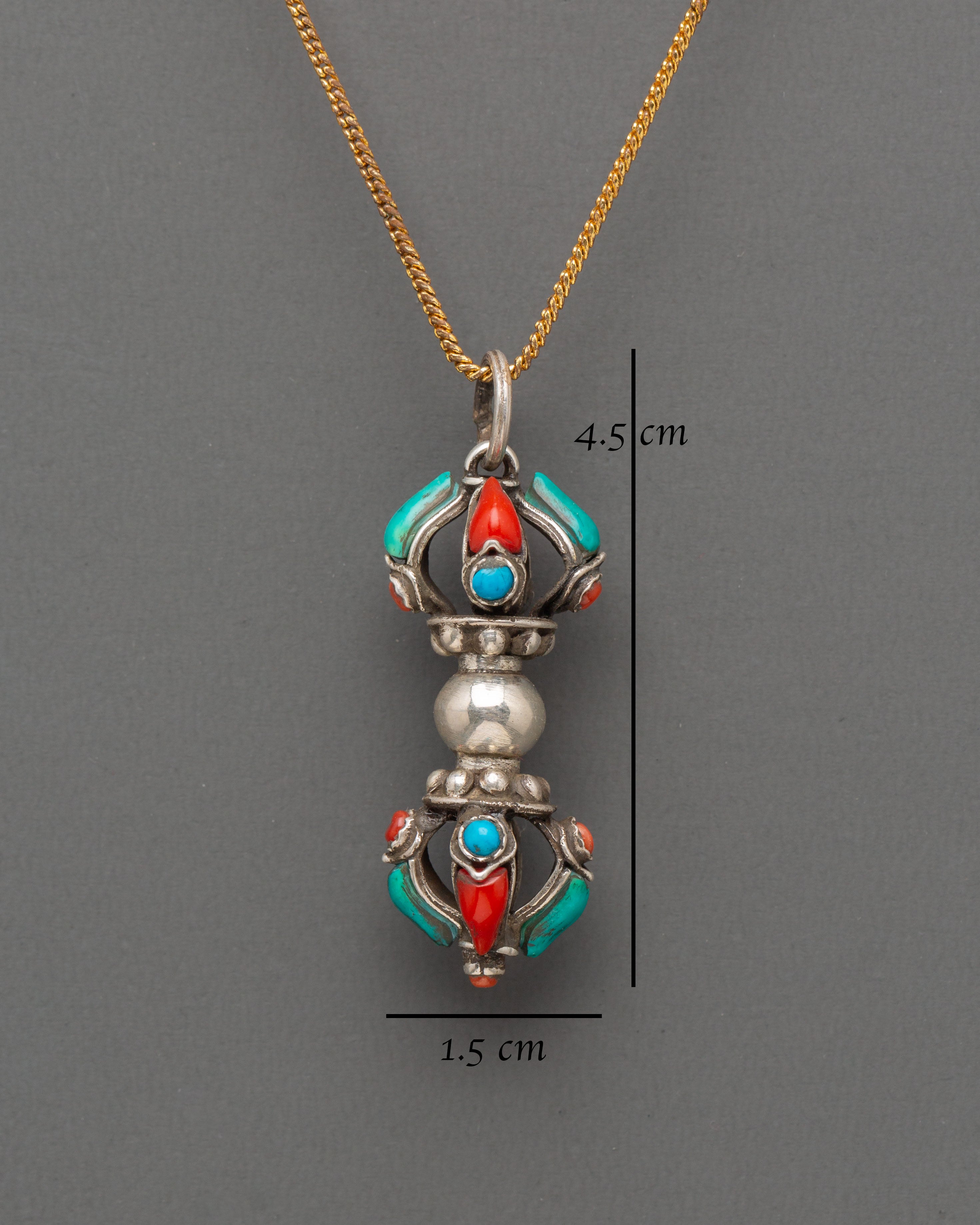 Vajra Design Locket for Accessory | Tibetan Spiritual Pendant