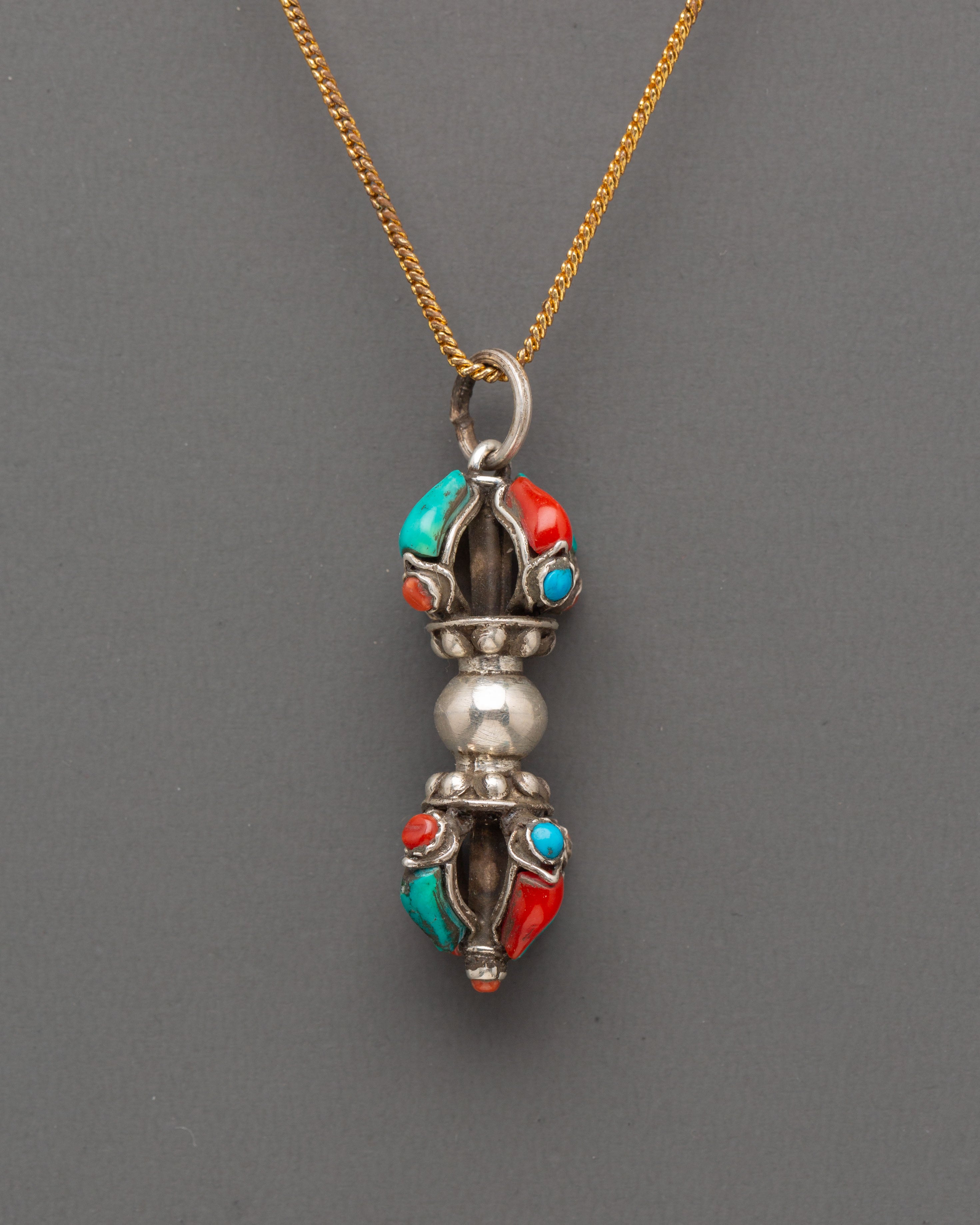 Vajra Design Locket for Accessory | Tibetan Spiritual Pendant