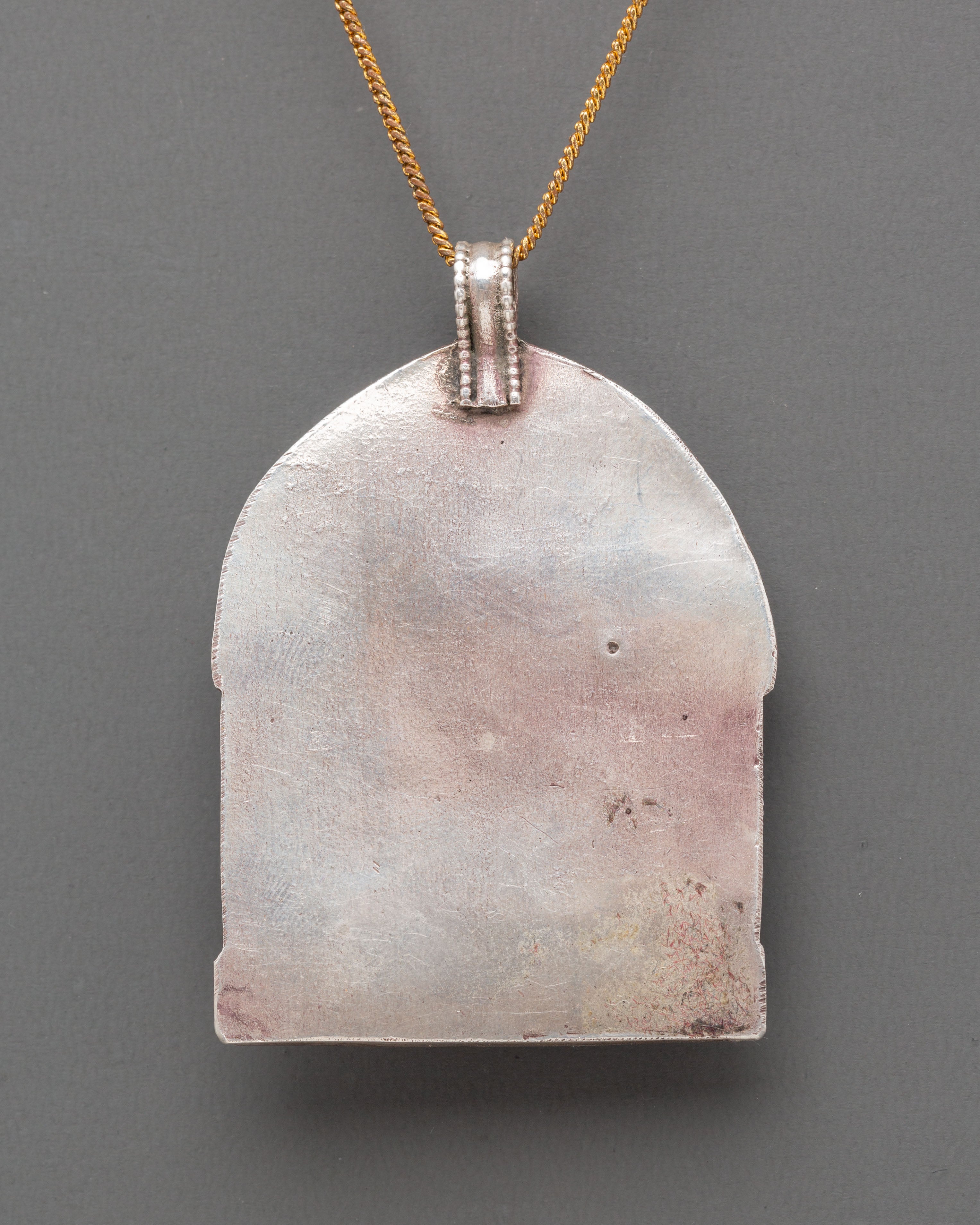 Handmade Green Tara Silver Locket | Tibetan Buddhist Protection Amulet