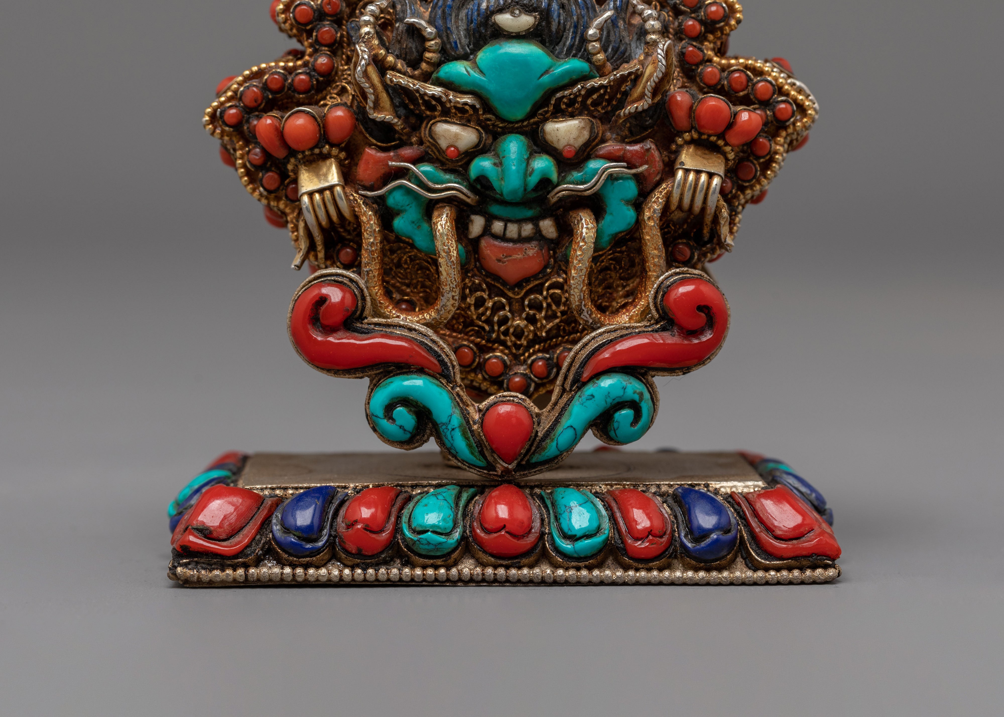 Divine Bird Garuda Ghau Box | Tibetan Buddhist Protective Amulet