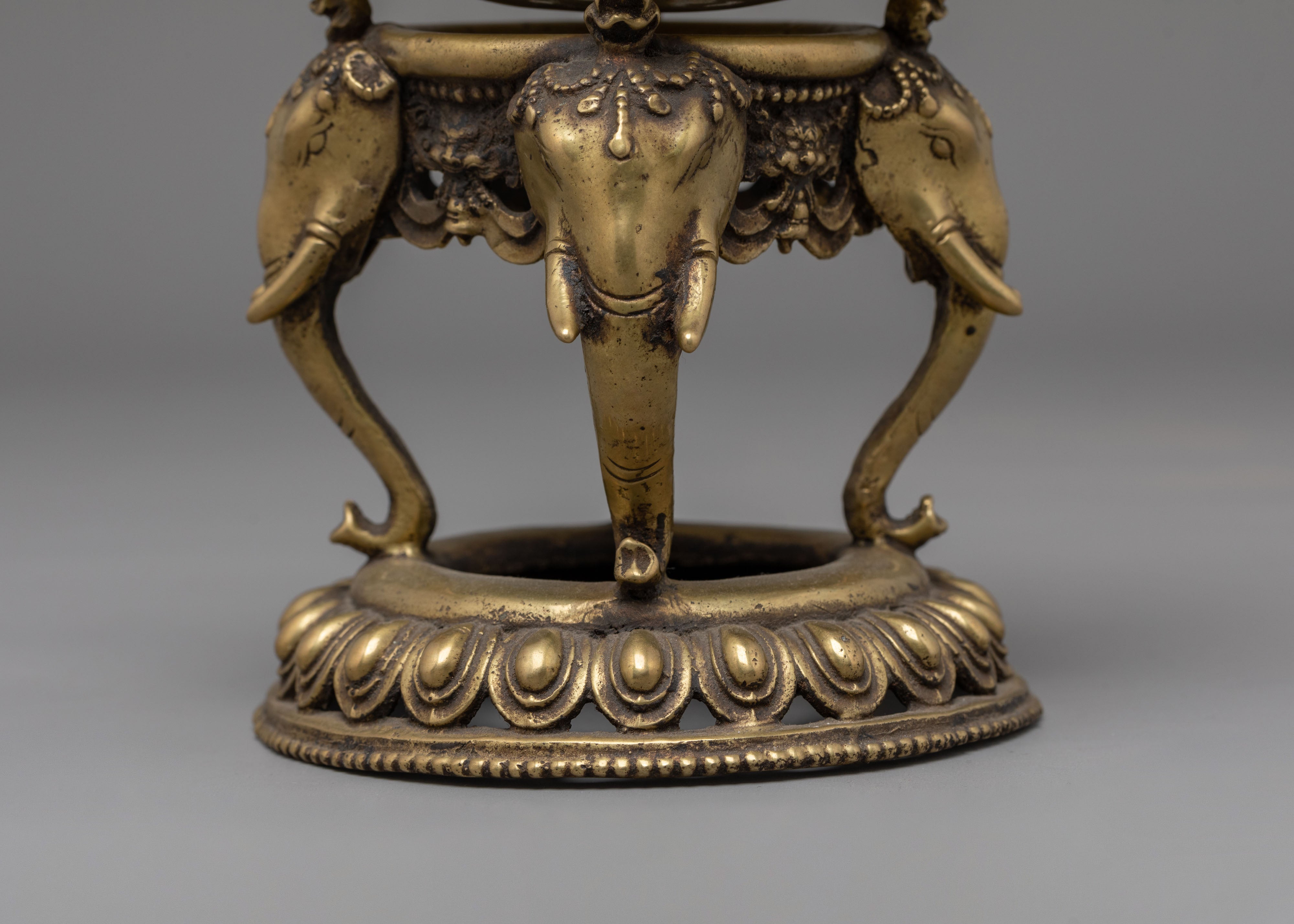 Incense Burner with Stand | Buddhist Altar Censer