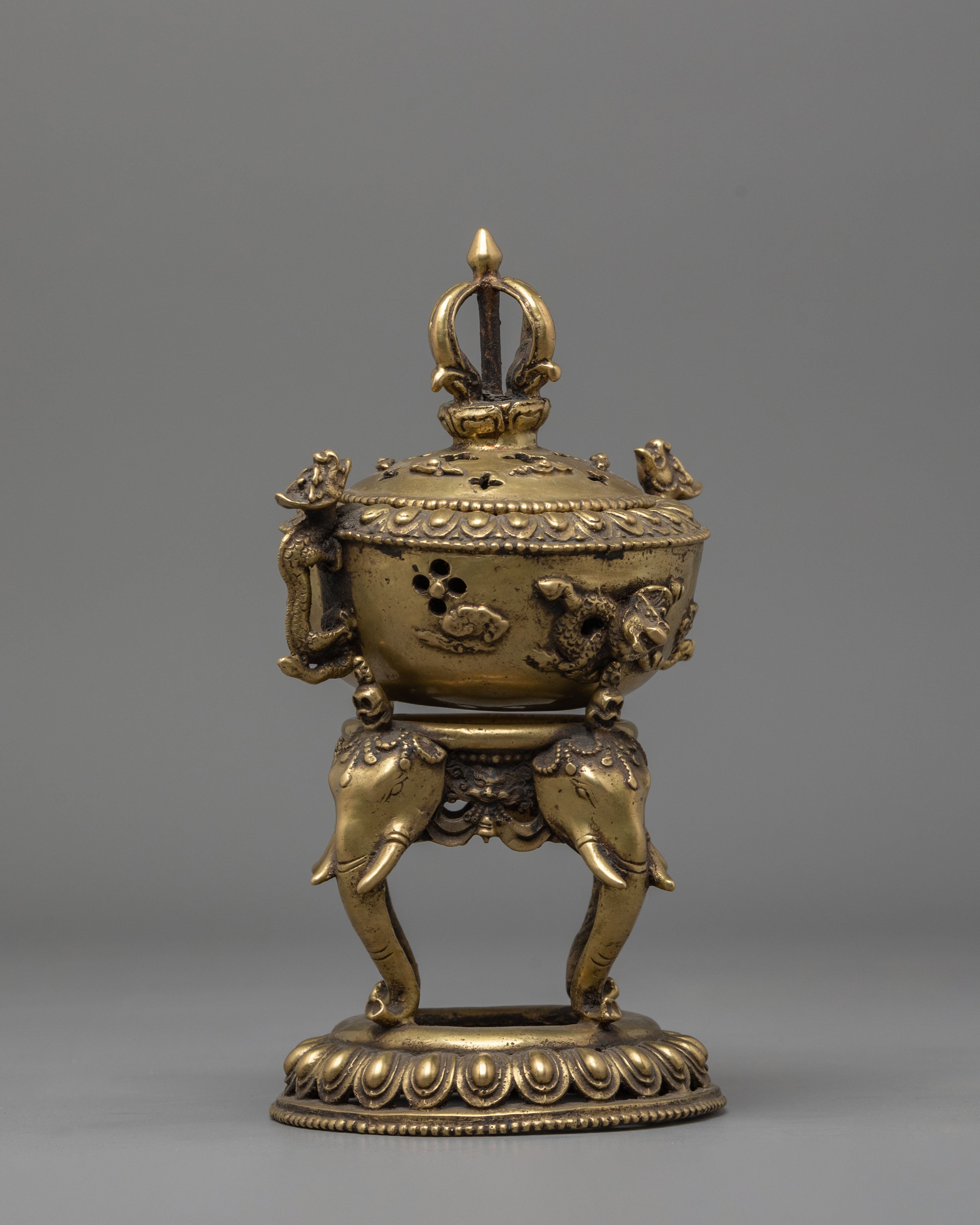 Incense Burner with Stand | Buddhist Altar Censer