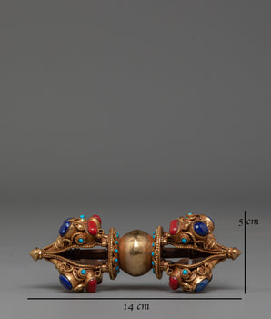 Tibetan Buddhist Five-pronged Dorje Vajra | A Powerful Symbol of Enlightenment