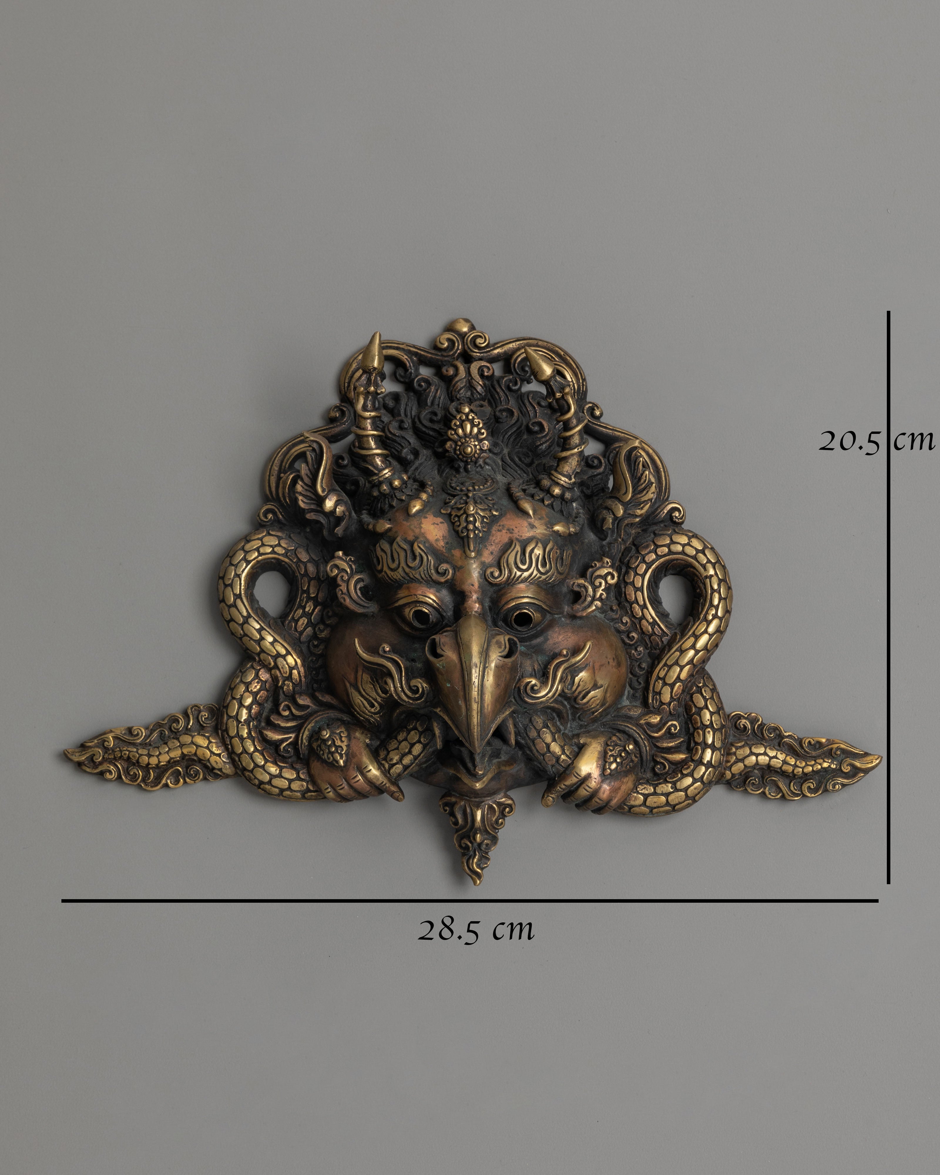 Garuda Handcrafted Mask Wall Hanging | Symbol of Protection and Power