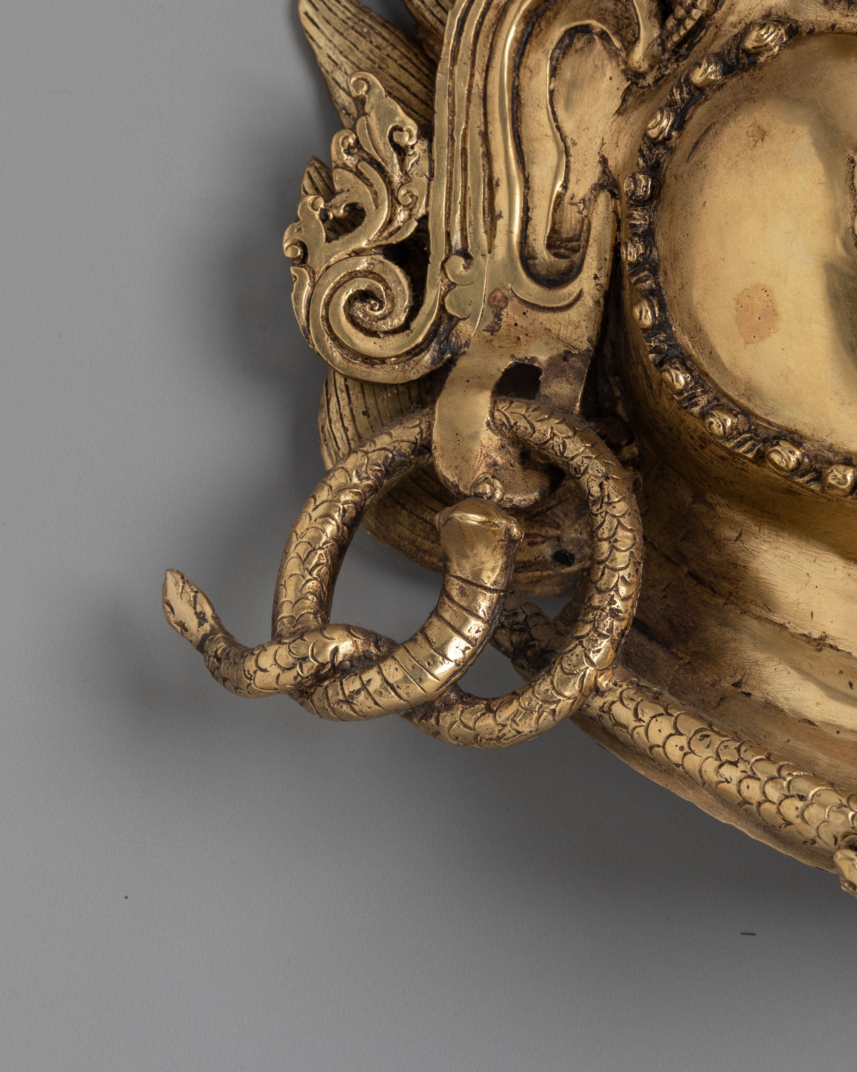 Handmade Bhairav Wall Hanging | Tibetan Hindu Deity Mask for Protective Home Decor
