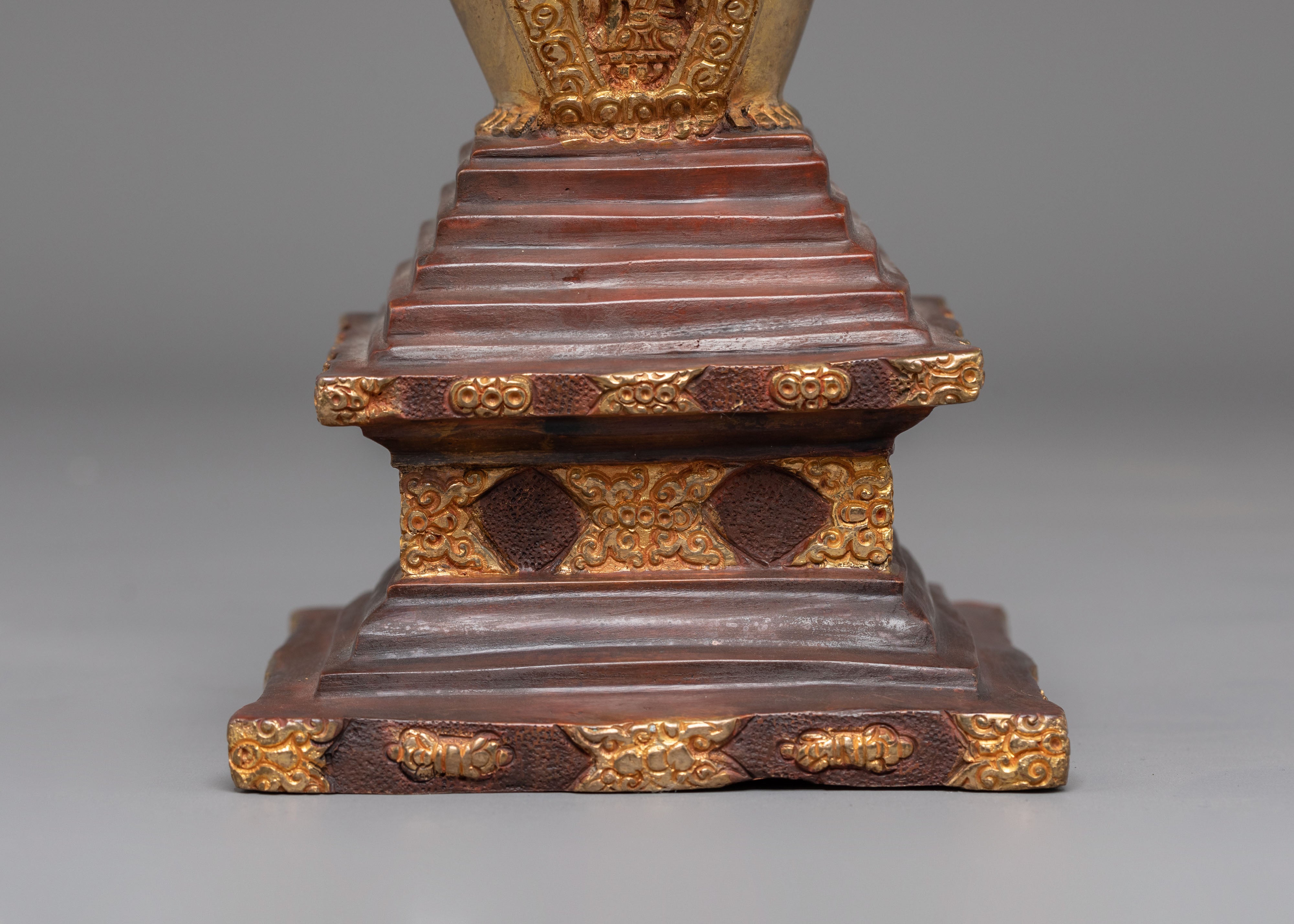 Handcrafted Himalayan Stupa Monument | Buddhist Sacred Reliquary
