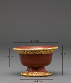 Gold Plated Offering Bowls | Meditation and Ritual Practice