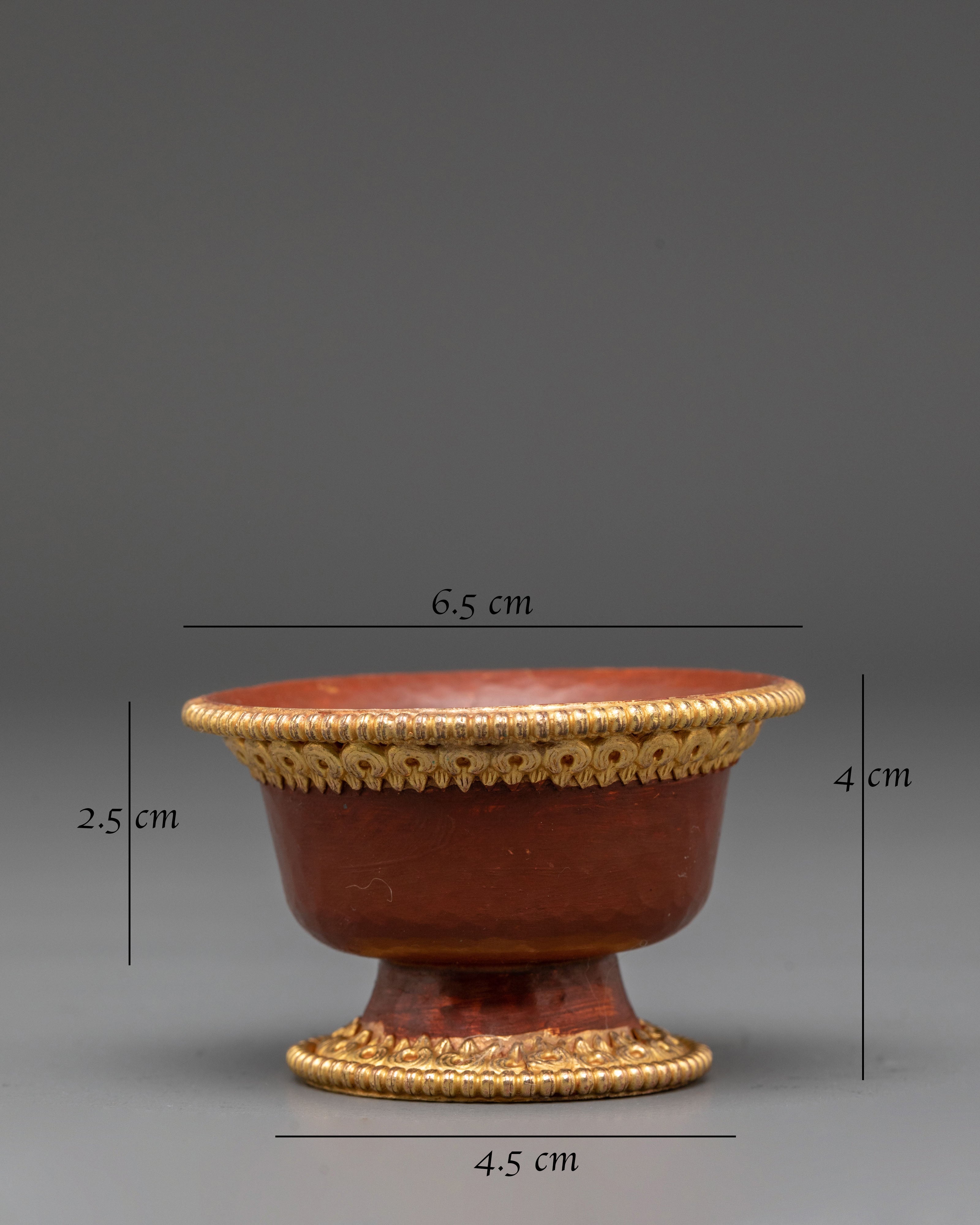 Gold Plated Offering Bowls | Meditation and Ritual Practice