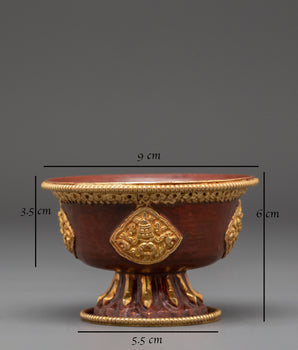 Spiritual Altar Offering Set | Tibetan Buddhist Water Offering Bowls