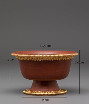 Handcrafted Tibetan Offering Bowl Set | Symbol of Purity and Devotion