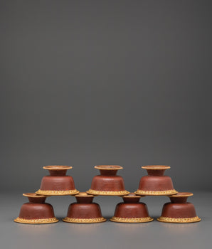 Handcrafted Tibetan Offering Bowl Set | Symbol of Purity and Devotion