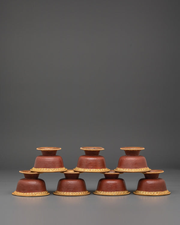 Handcrafted Tibetan Offering Bowl Set | Symbol of Purity and Devotion