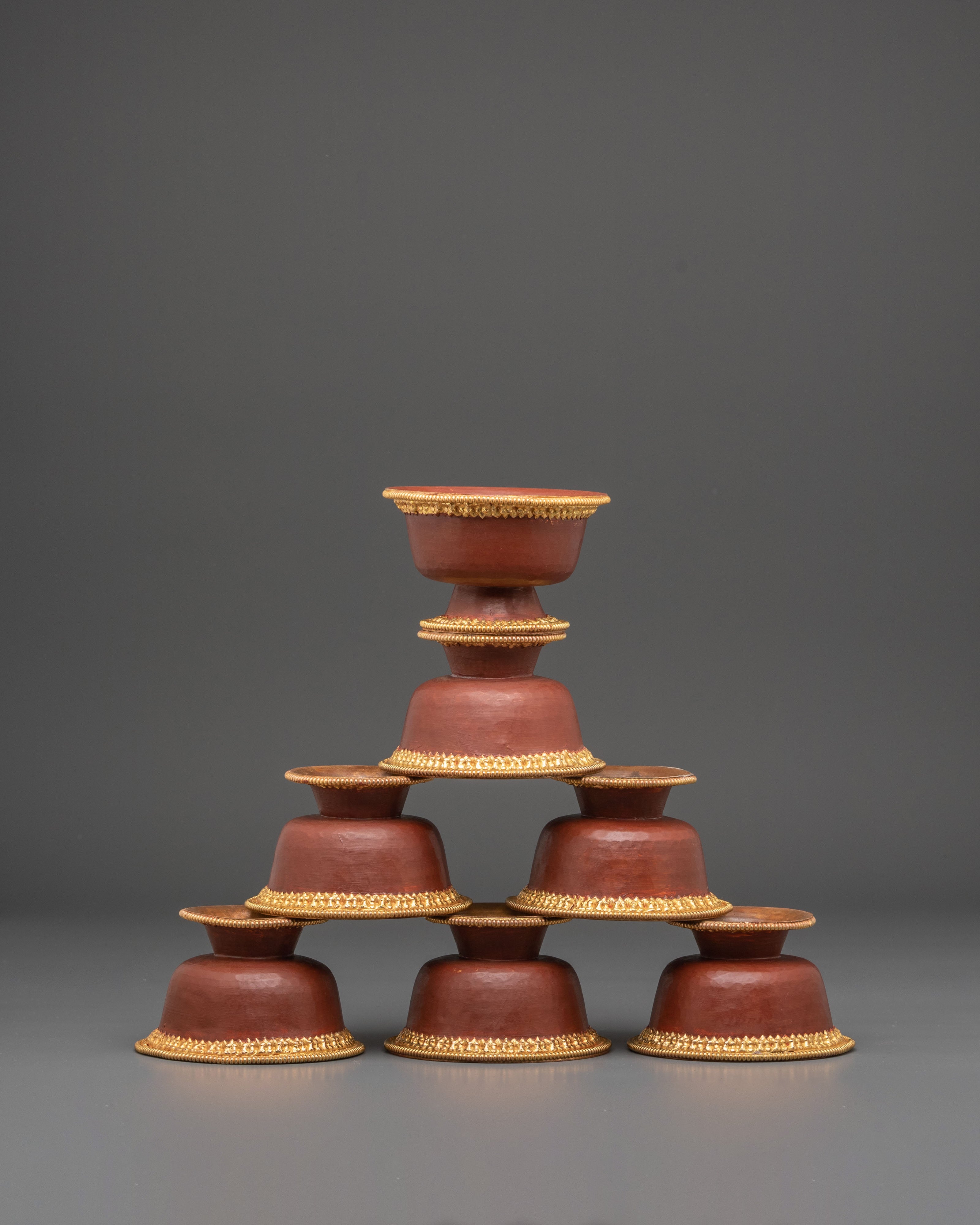 Handcrafted Tibetan Offering Bowl Set | Symbol of Purity and Devotion