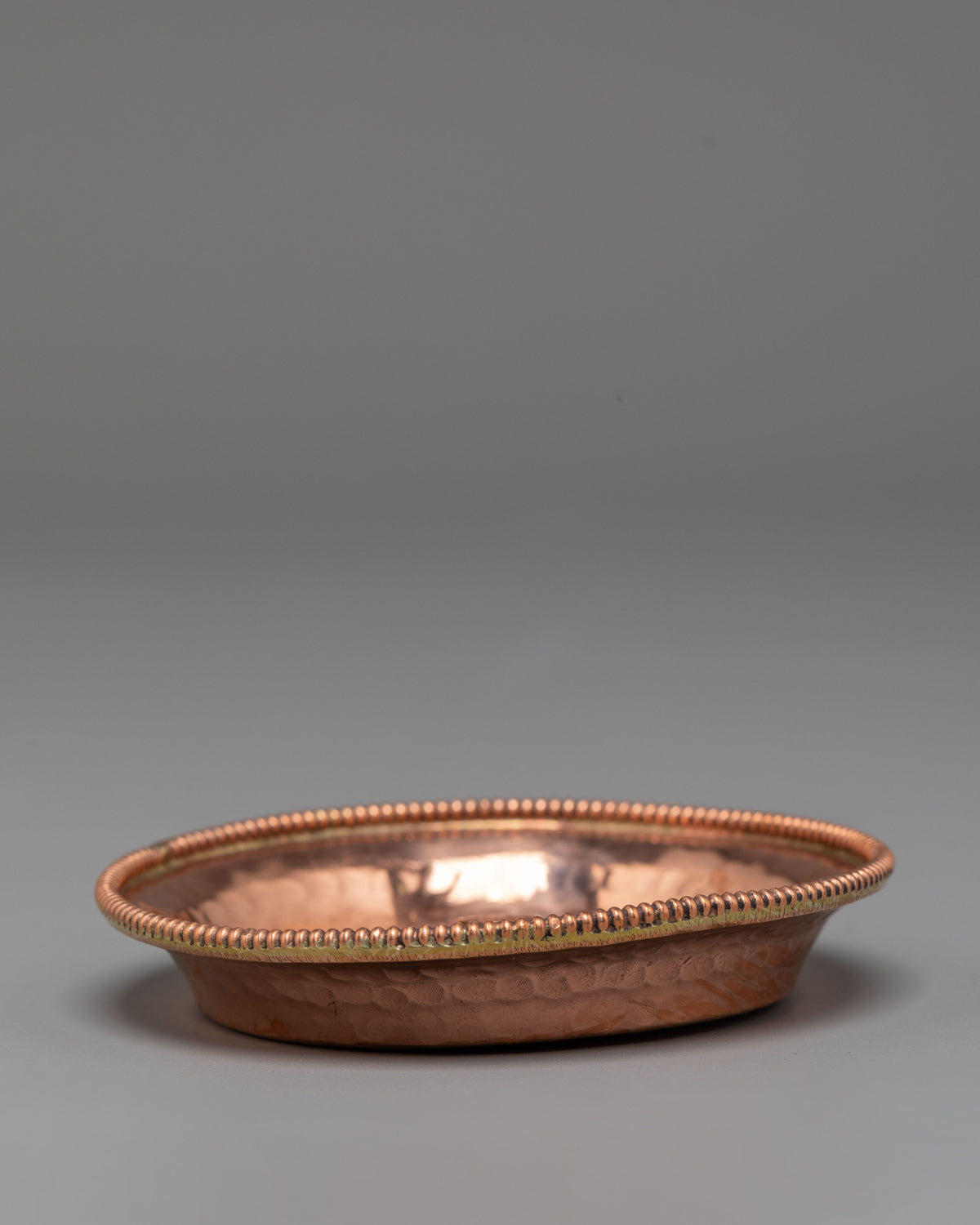 Copper Buddhist Water Offering Set | Traditional Tibetan Ritual Offering Vessel