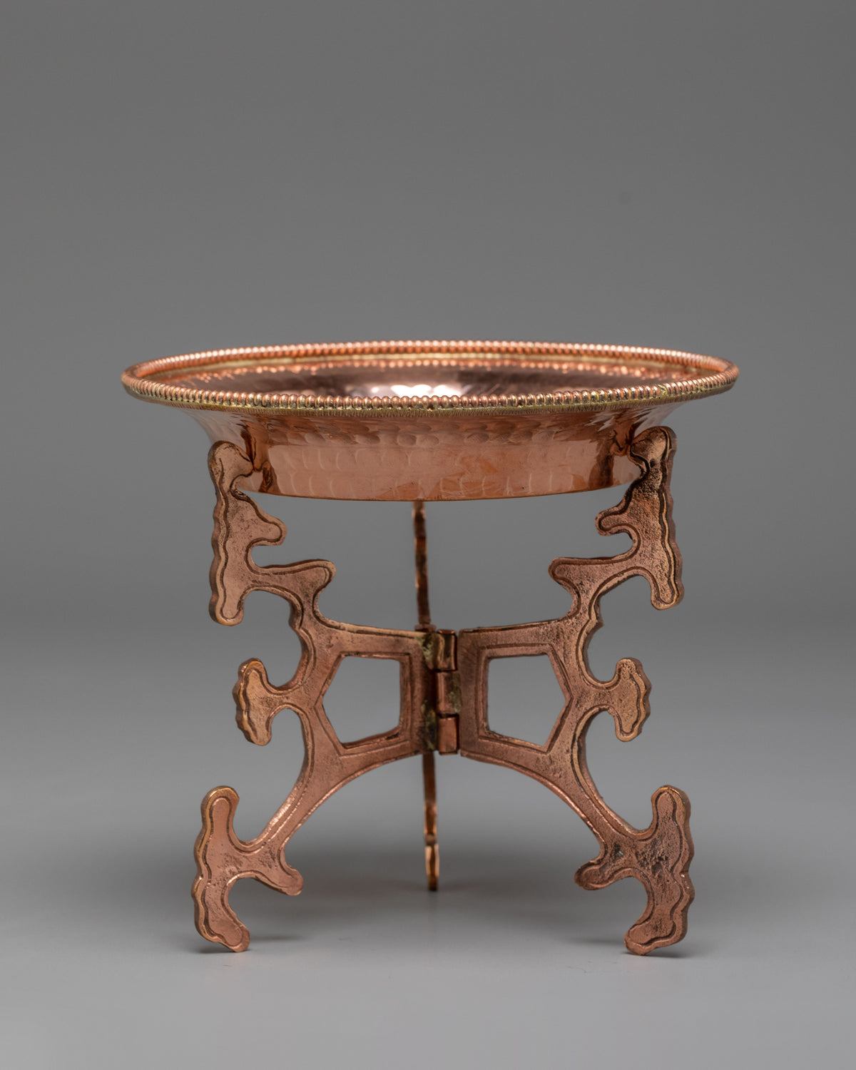 Copper Buddhist Water Offering Set | Traditional Tibetan Ritual Offering Vessel