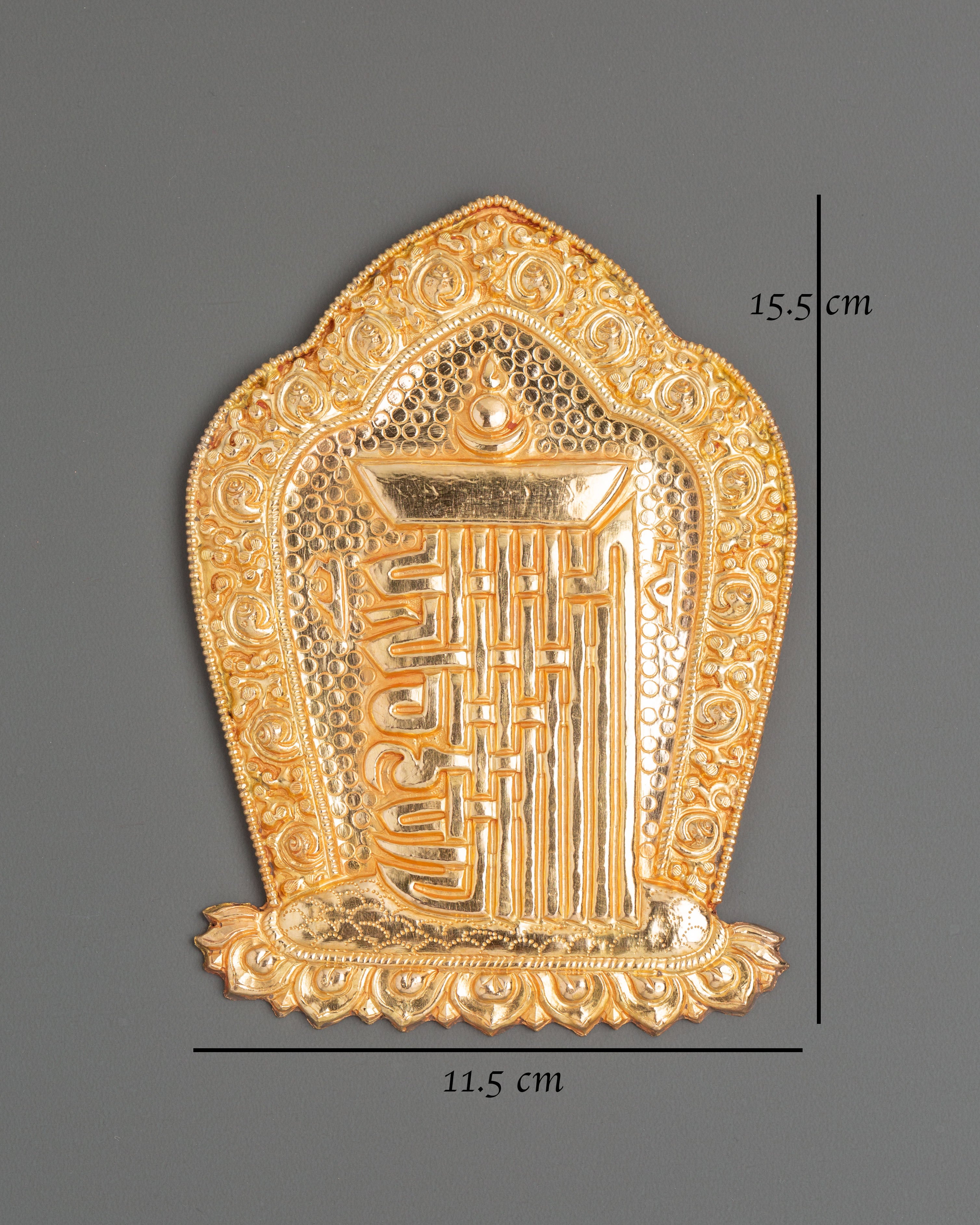 Golden Kala Chakra Wall Hanging | Symbol of Time