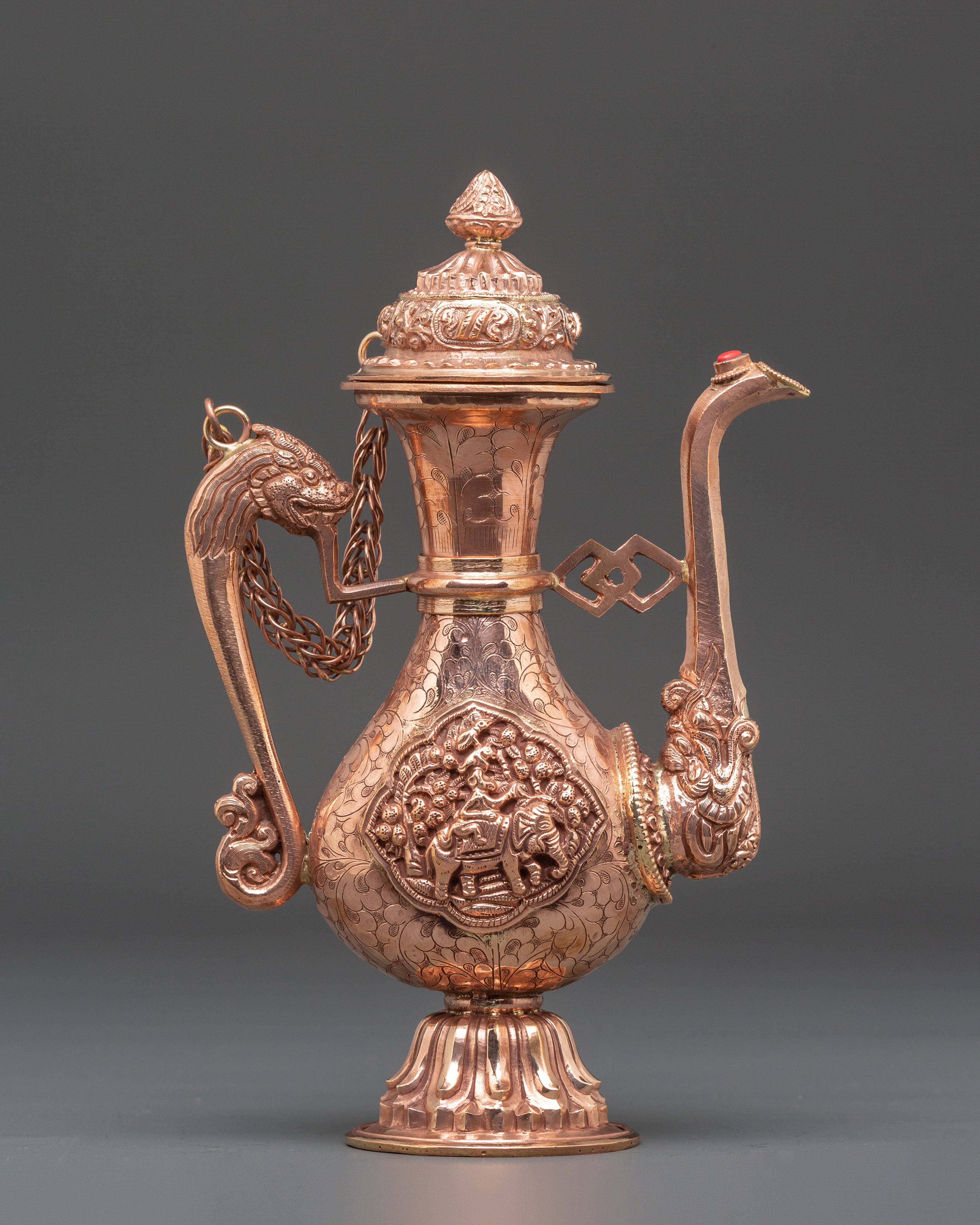 Handmade Copper Bhumba | Tibetan Buddhist Ritual Vase